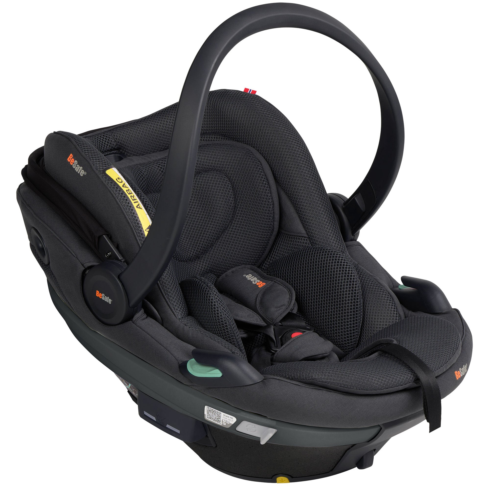 BeSafe Go Beyond 2 Car Seat in Anthracite Mesh