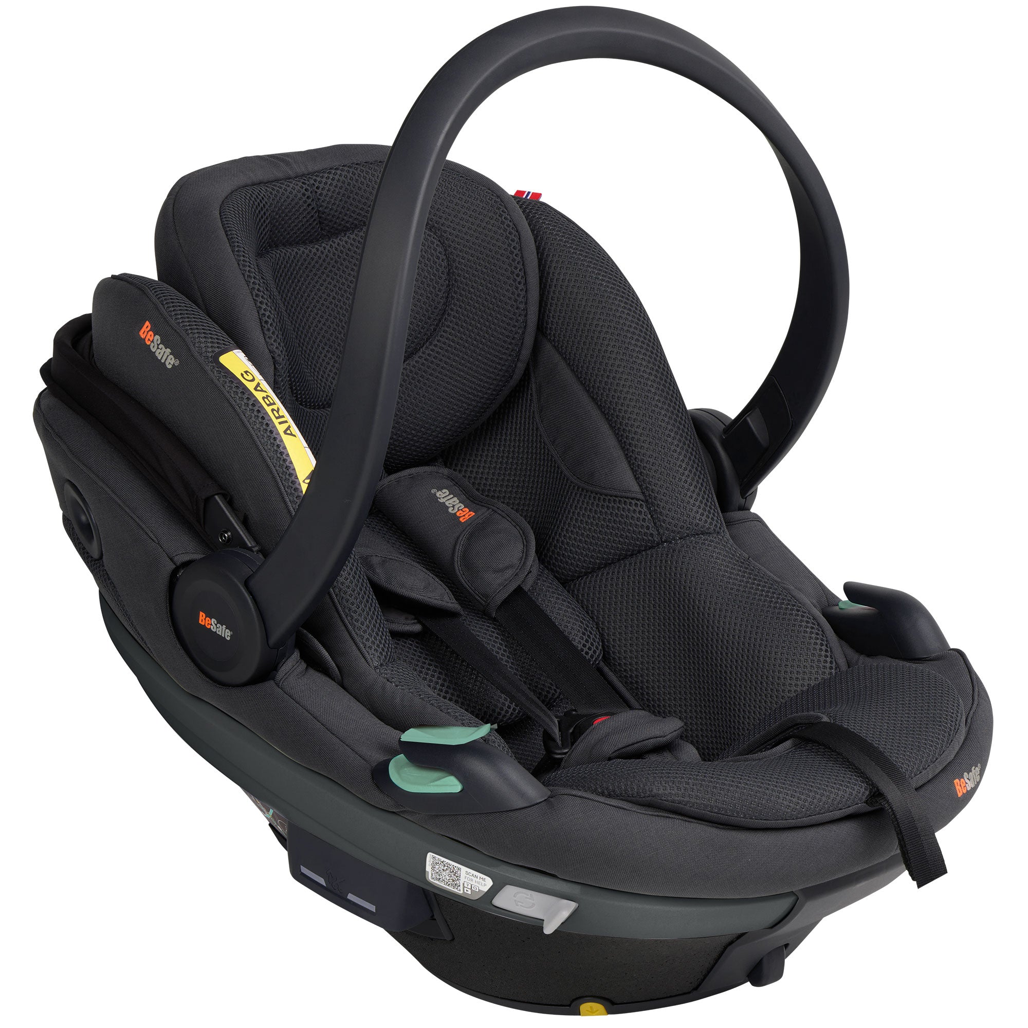 BeSafe Go Beyond 2 Car Seat in Anthracite Mesh