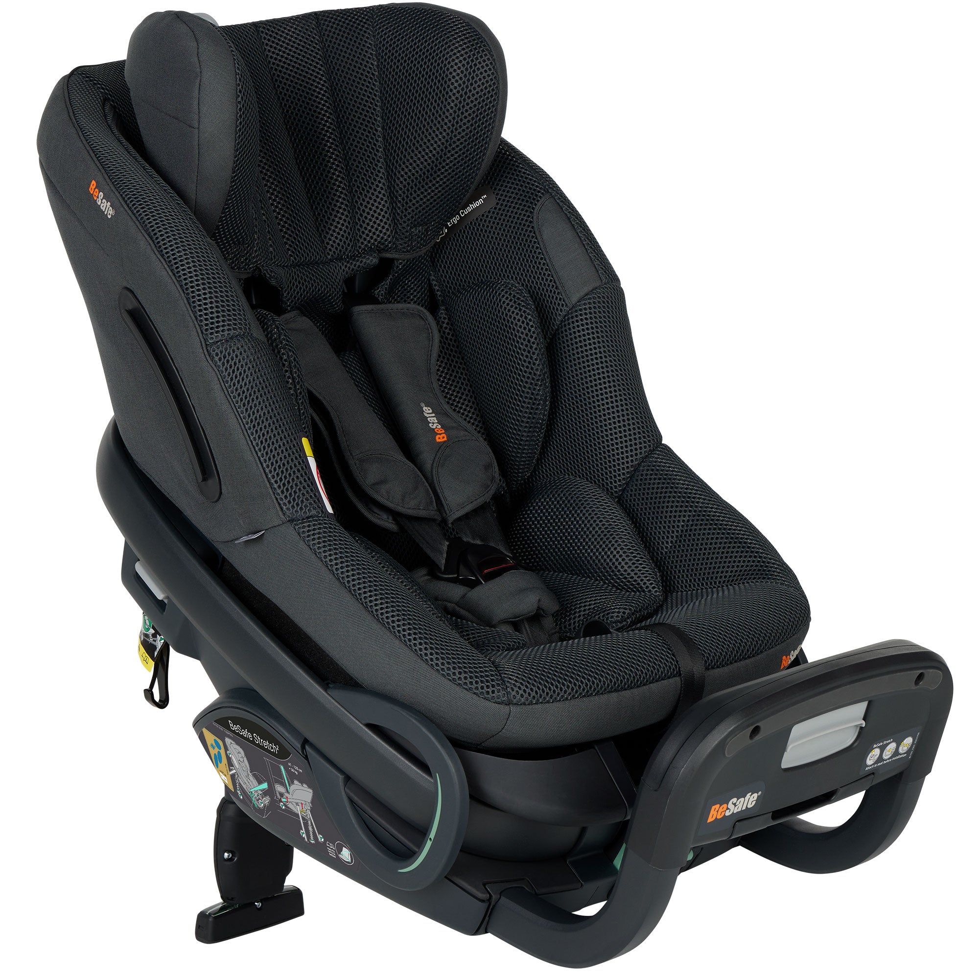 BeSafe Stretch 2 Car Seat in Anthracite Mesh