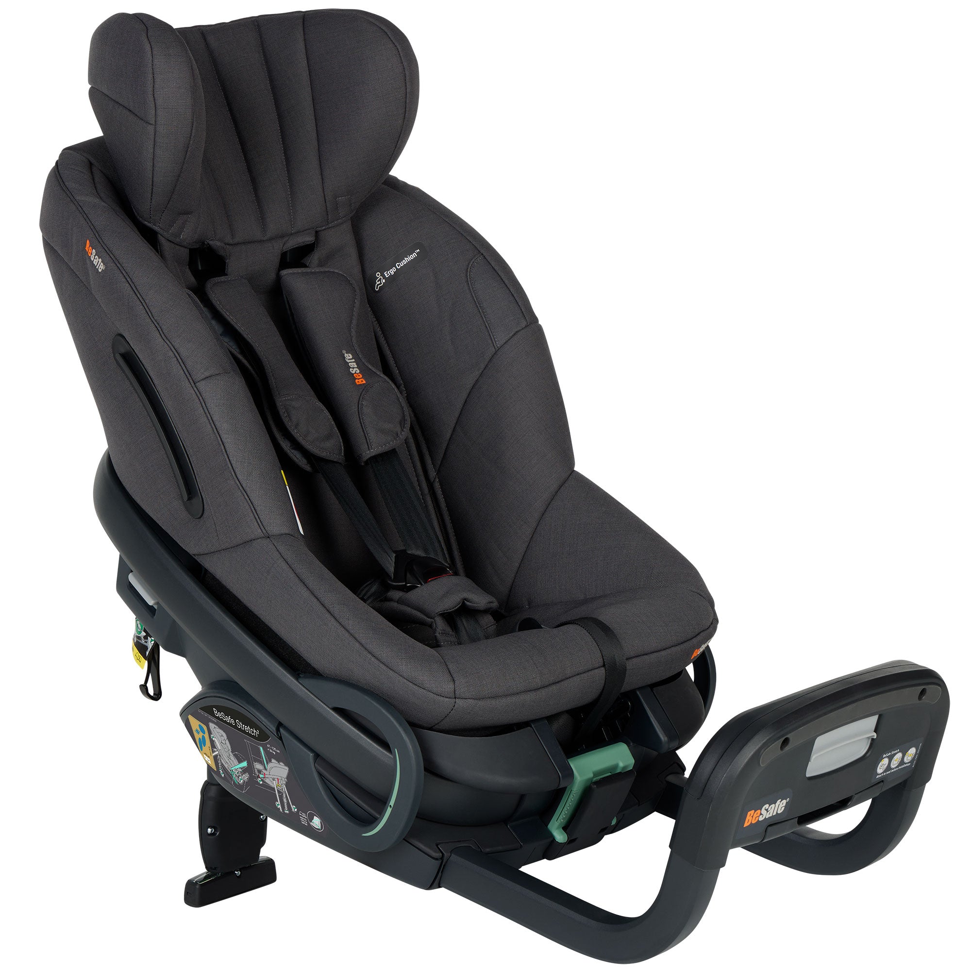 BeSafe Stretch 2 Car Seat in Dark Grey Melange