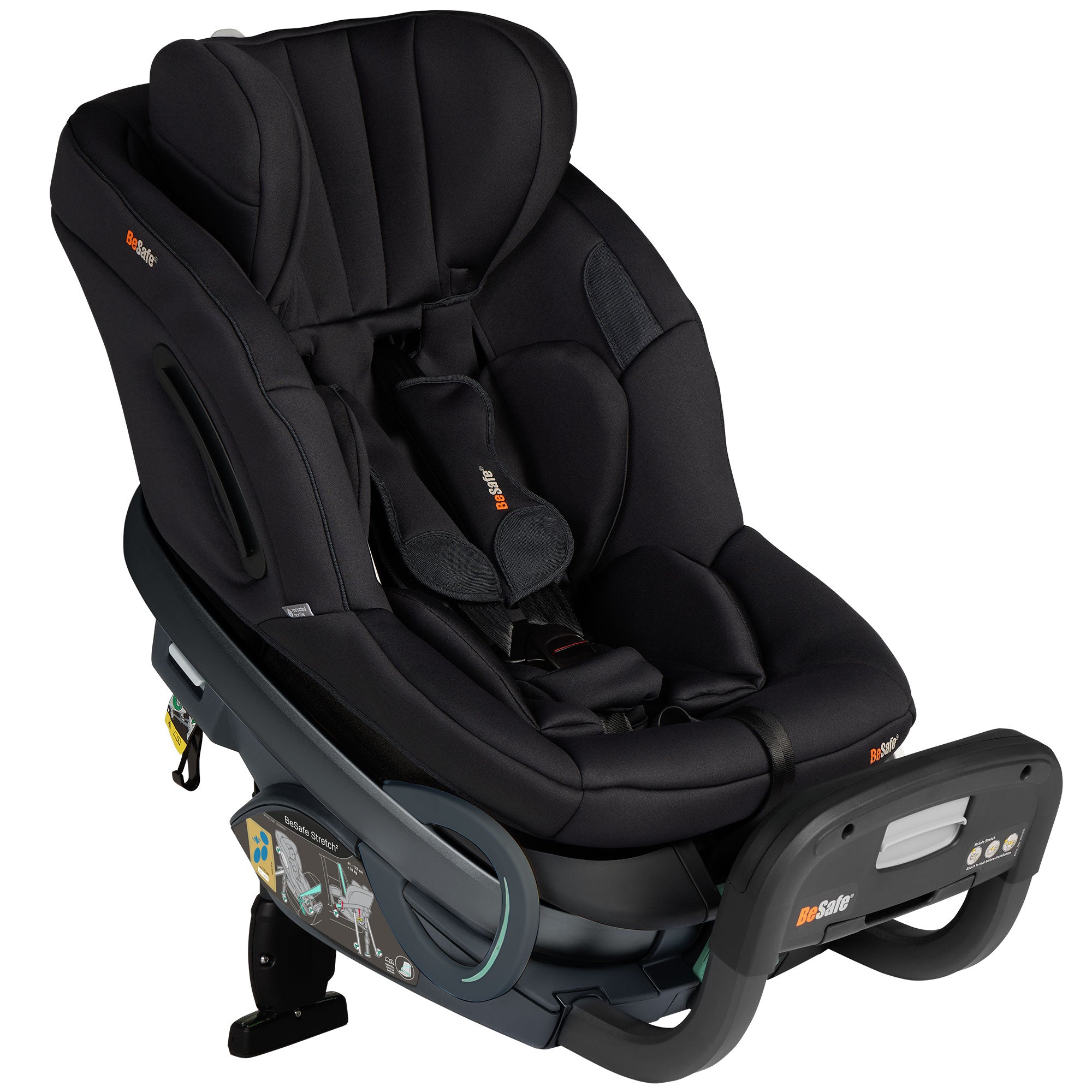 BeSafe Stretch 2 Car Seat in Black Soft Breeze