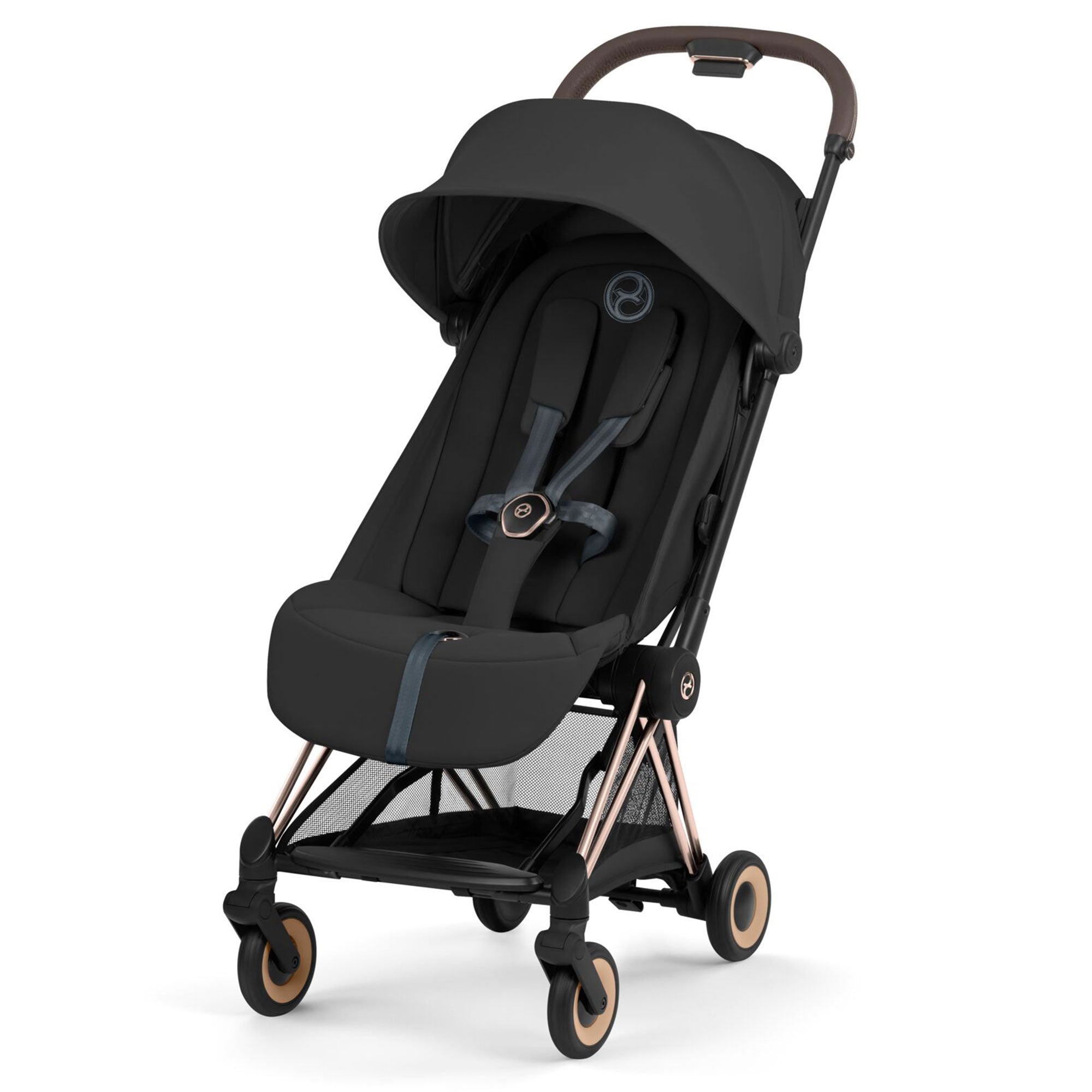 Cybex Coya Pushchair Set - Comfort Collection in Rose Gold/Sepia Black
