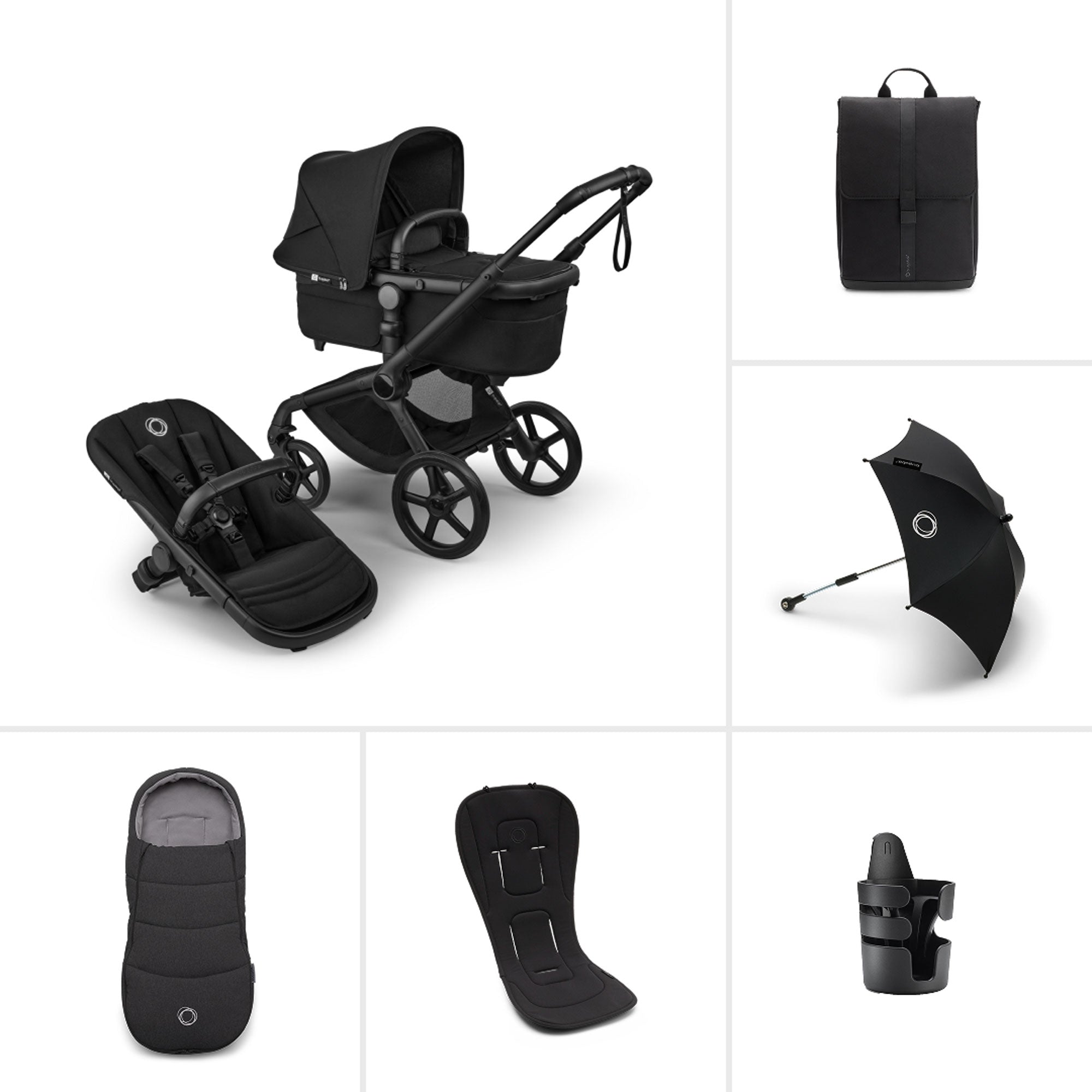 Bugaboo Fox 5 Renew Essential Bundle in Heritage Black