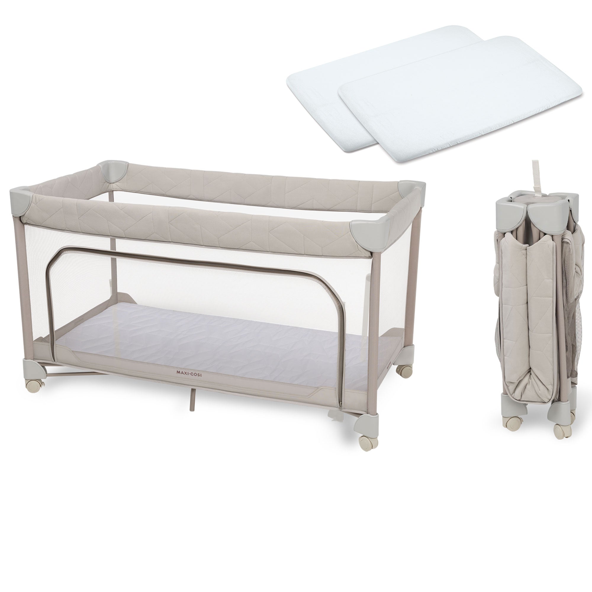 Maxi-Cosi Merlin Travel Cot in Elegance Beige