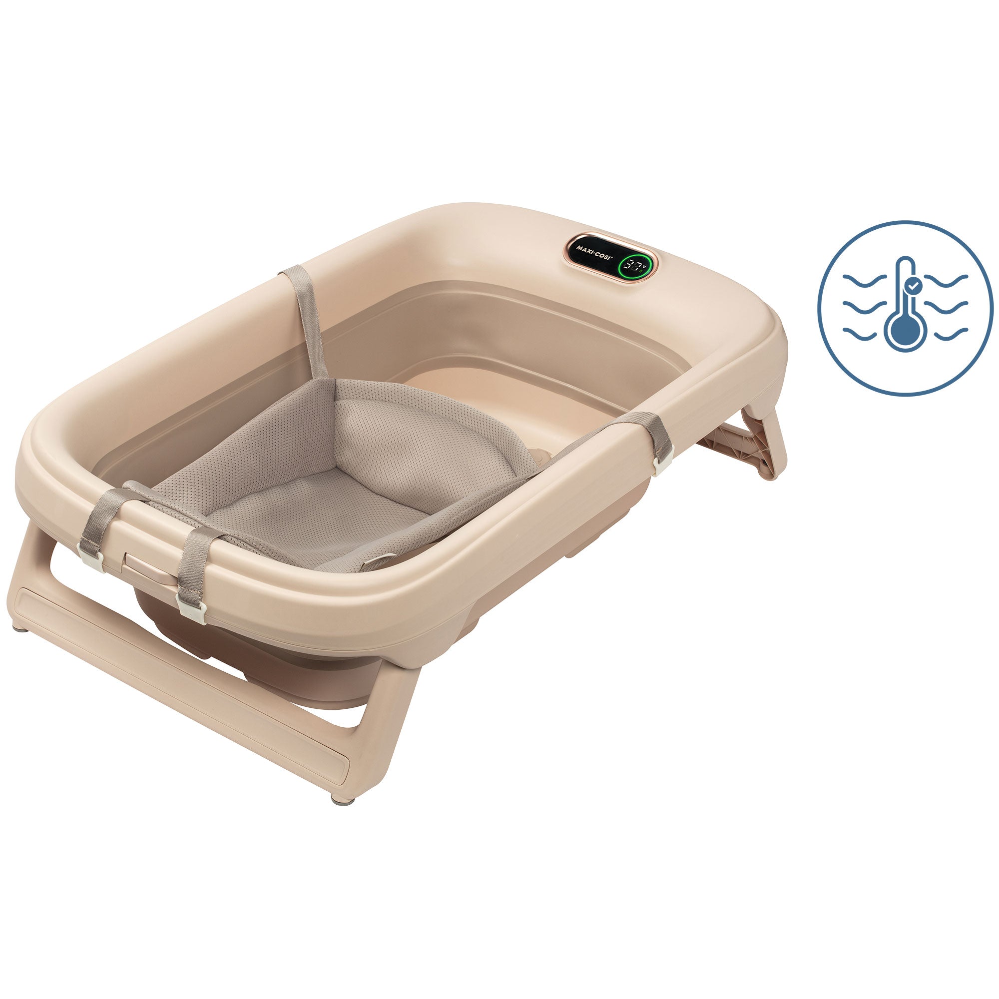 Maxi-Cosi Indigo Plus Bathtub + Newborn Insert in Muted Terra
