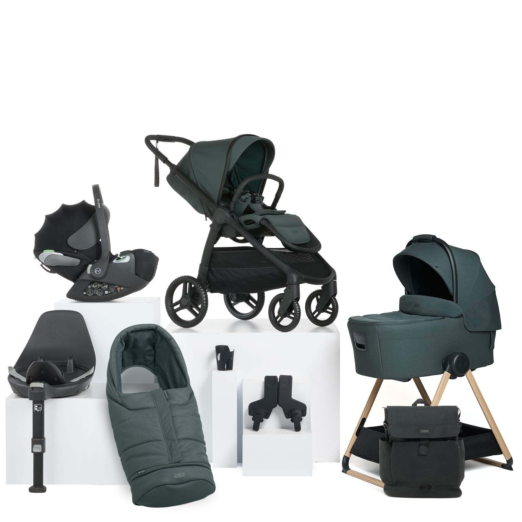 Mamas & Papas Ocarro 2 Complete 9 Piece Cloud T Bundle in Teal