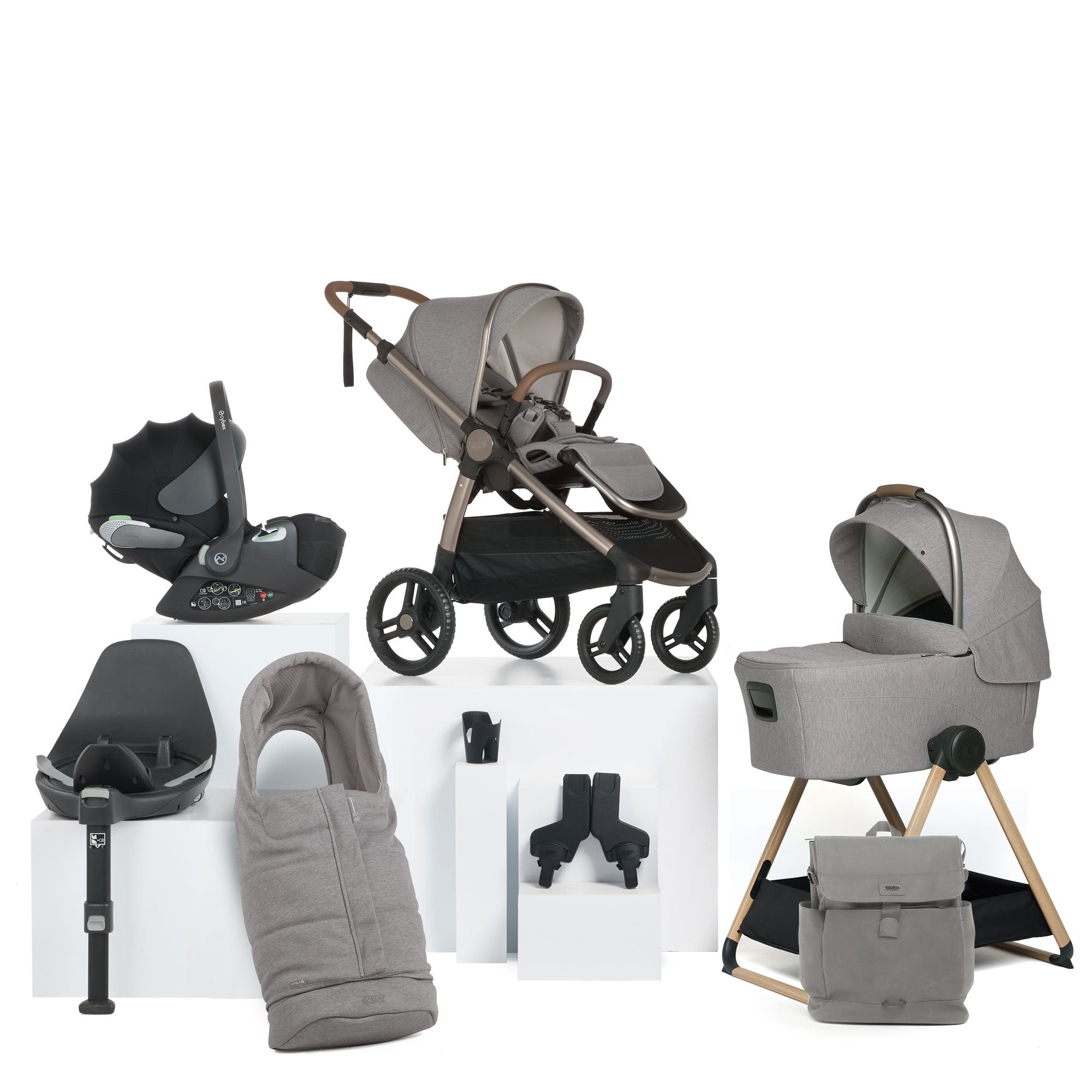 Mamas & Papas Ocarro 2 Complete 9 Piece Cloud T Bundle in Heritage