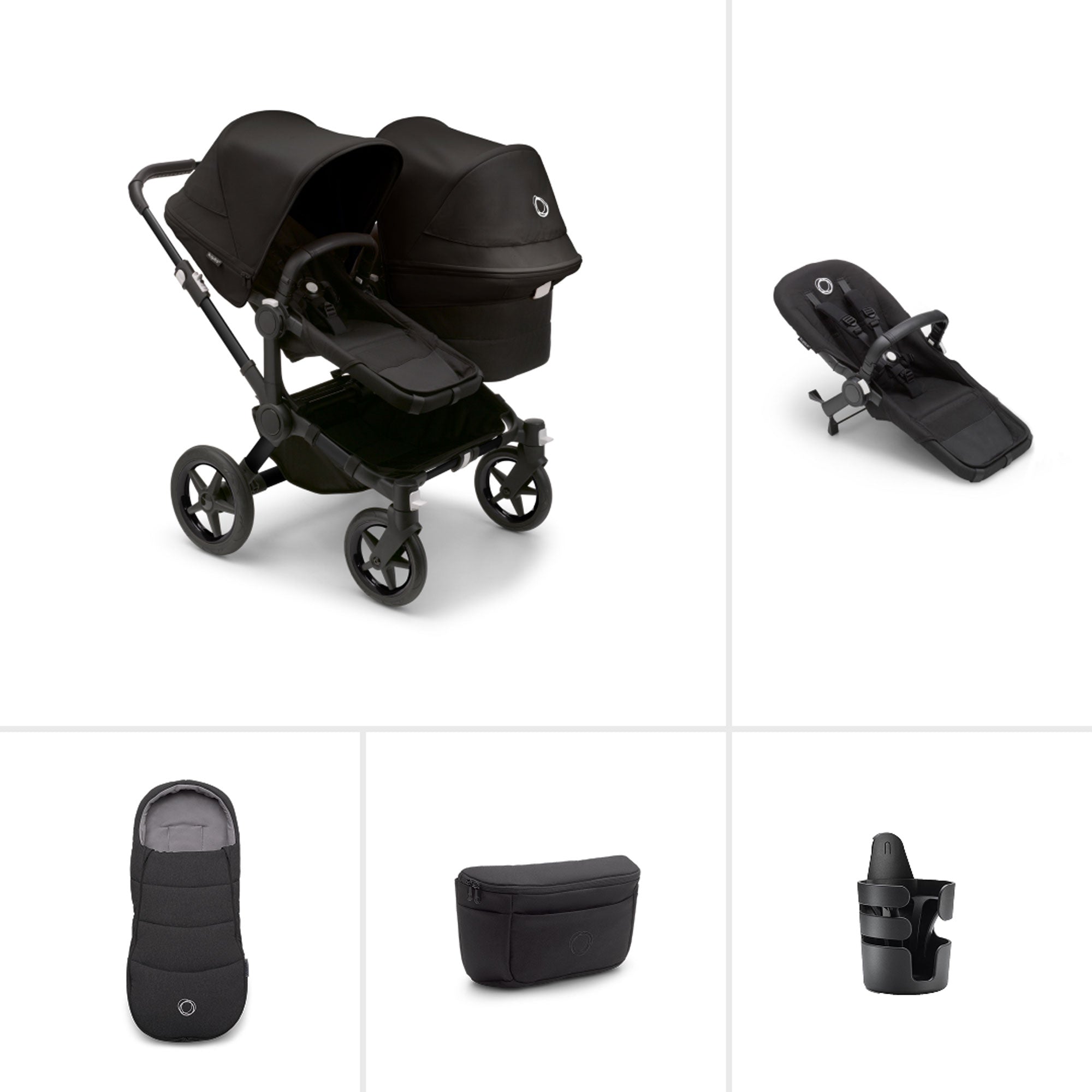 Bugaboo Donkey 5 Duo Essential Bundle in Black