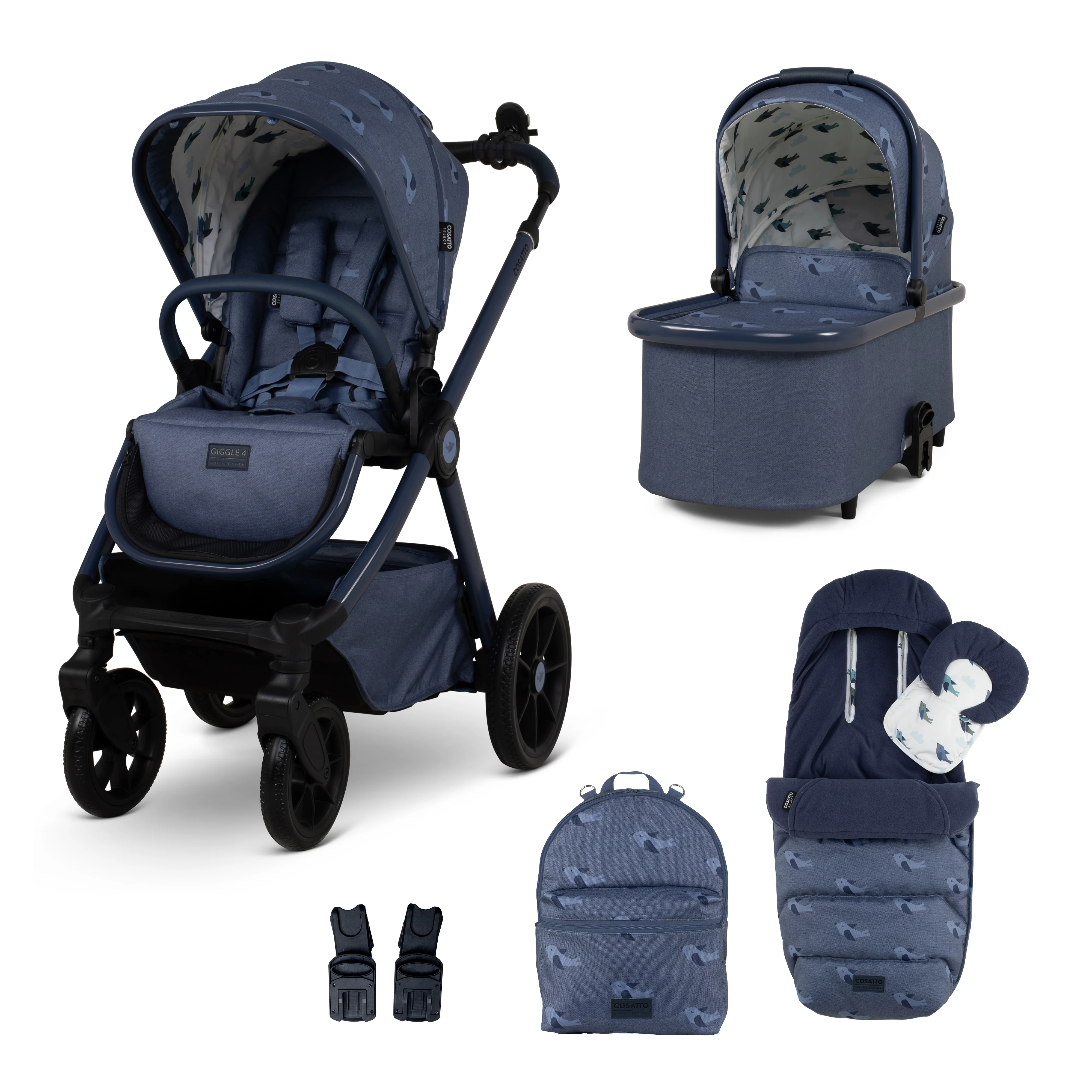 Cosatto Giggle 4 Accessory Bundle - Special Edition Sky Lark