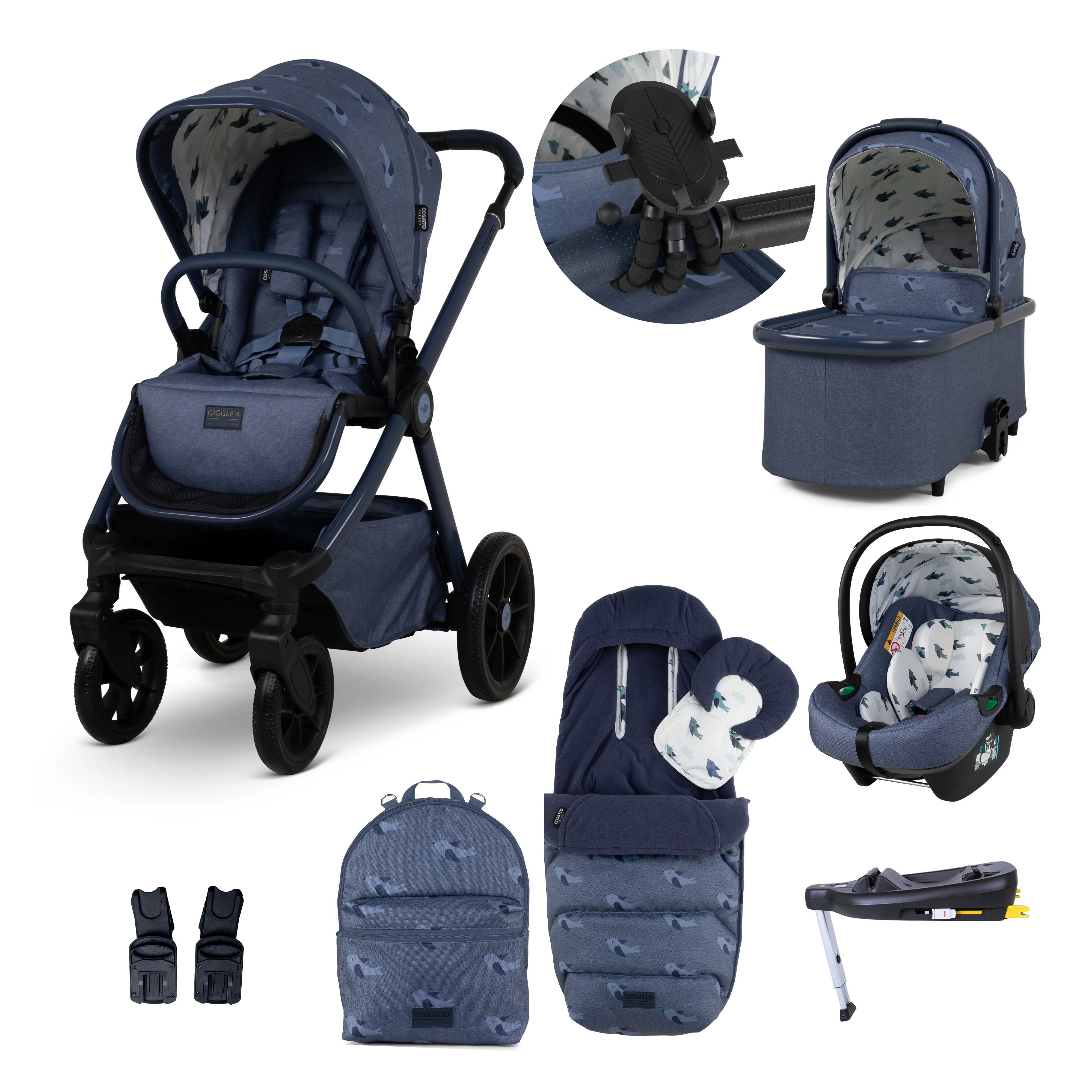 Cosatto Giggle 4 Everything Bundle - Special Edition Sky Lark