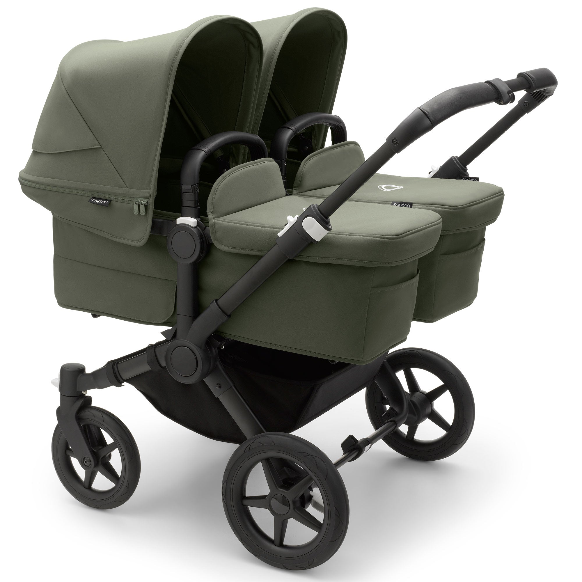 Bugaboo Donkey 5 Twin Essential Bundle in Forest Green