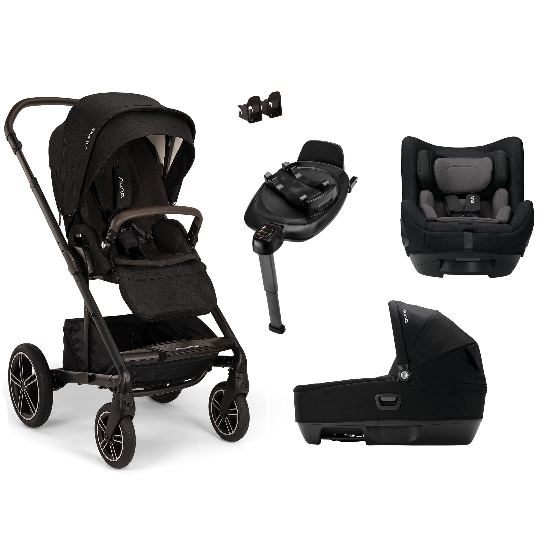Nuna MIXX Next Generation CARI Bundle in Caviar