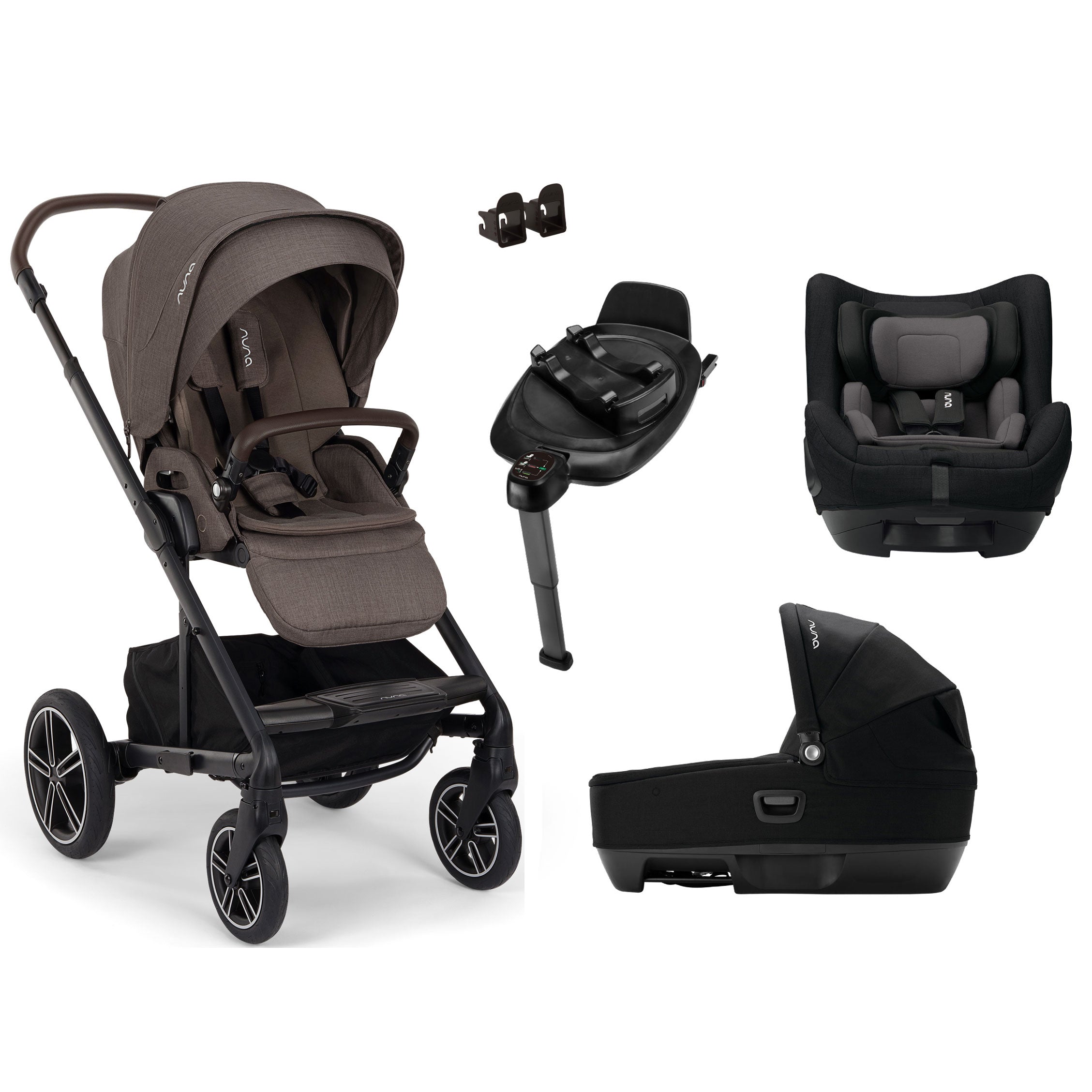 Nuna MIXX Next Generation CARI Bundle in Chestnut