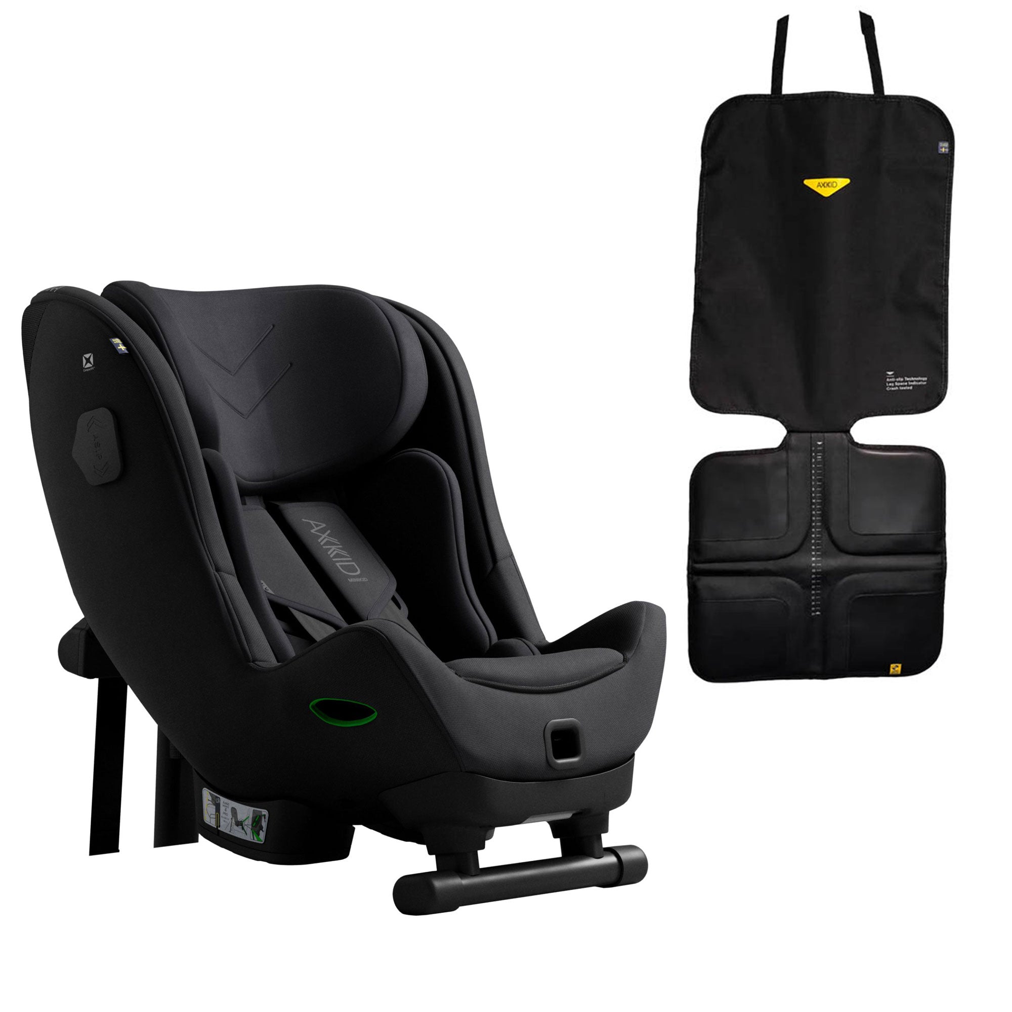 Axkid Minikid 4 Max R129 Car Seat in Coastal Storm Black