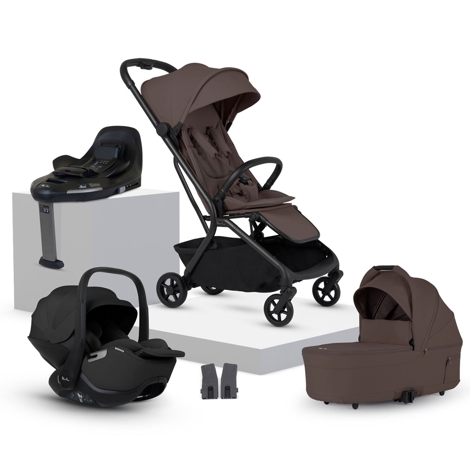 Silver Cross Nia Travel System in Chocolate