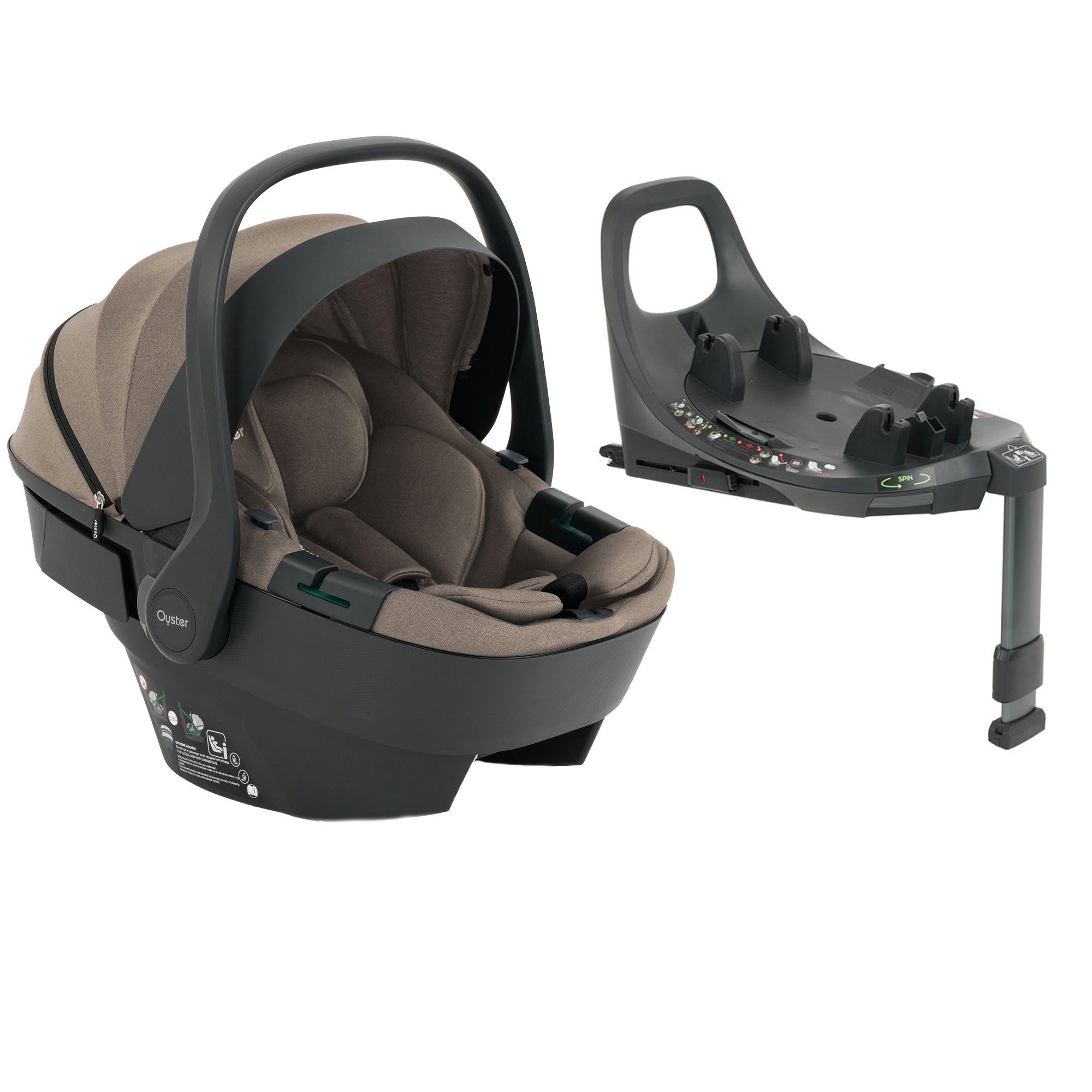 Oyster Capsule 360 i-Size Car Seat in Mink