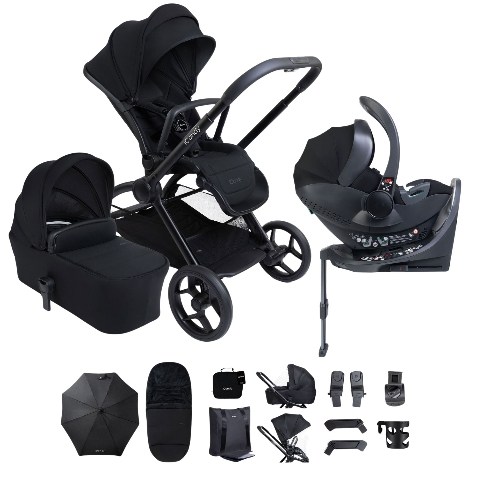 iCandy Core 2 Complete Bundle with COCOON 360 in Black