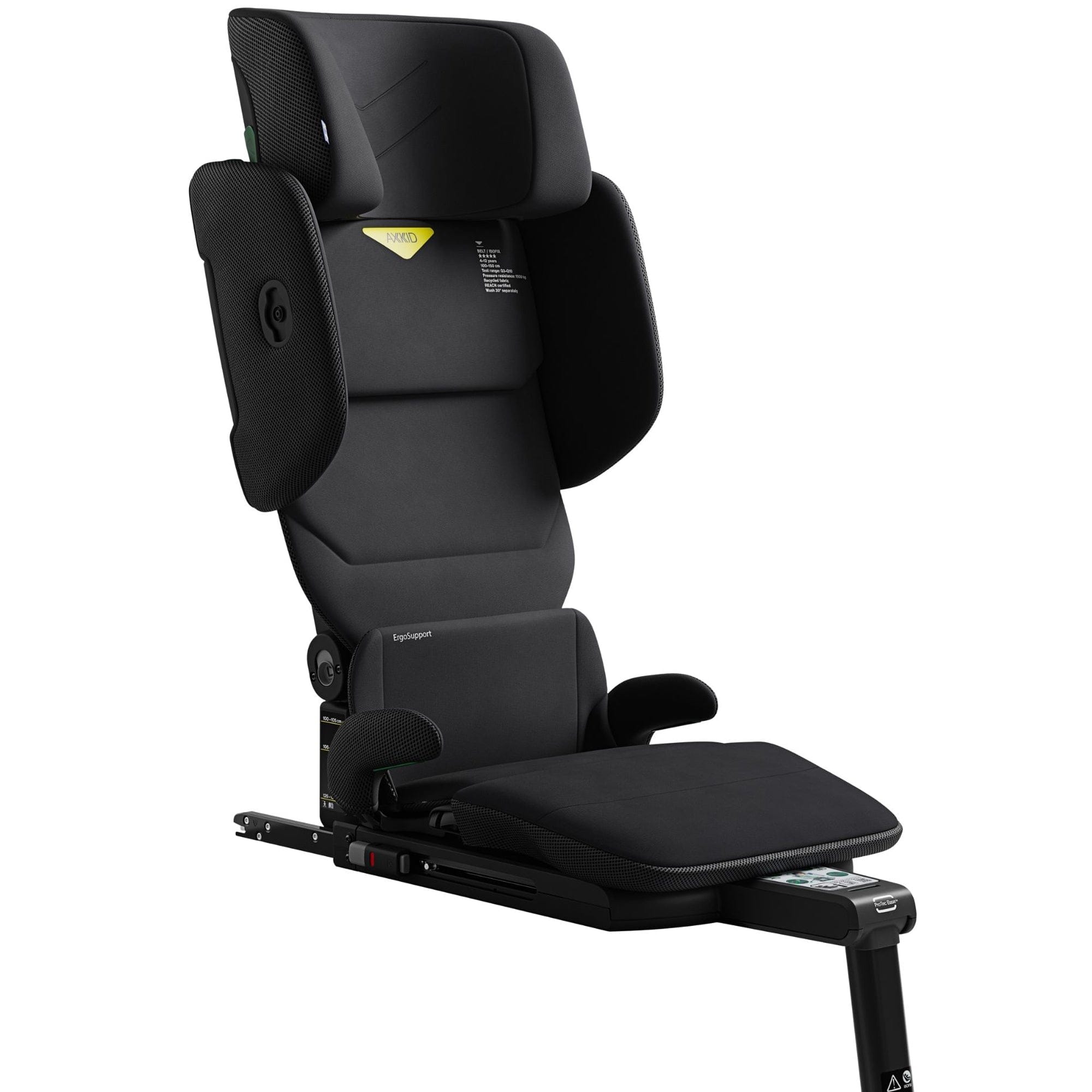 Axkid Up Highback booster Seat in Storm Black Highback Booster Seats 27050139 7350150973291