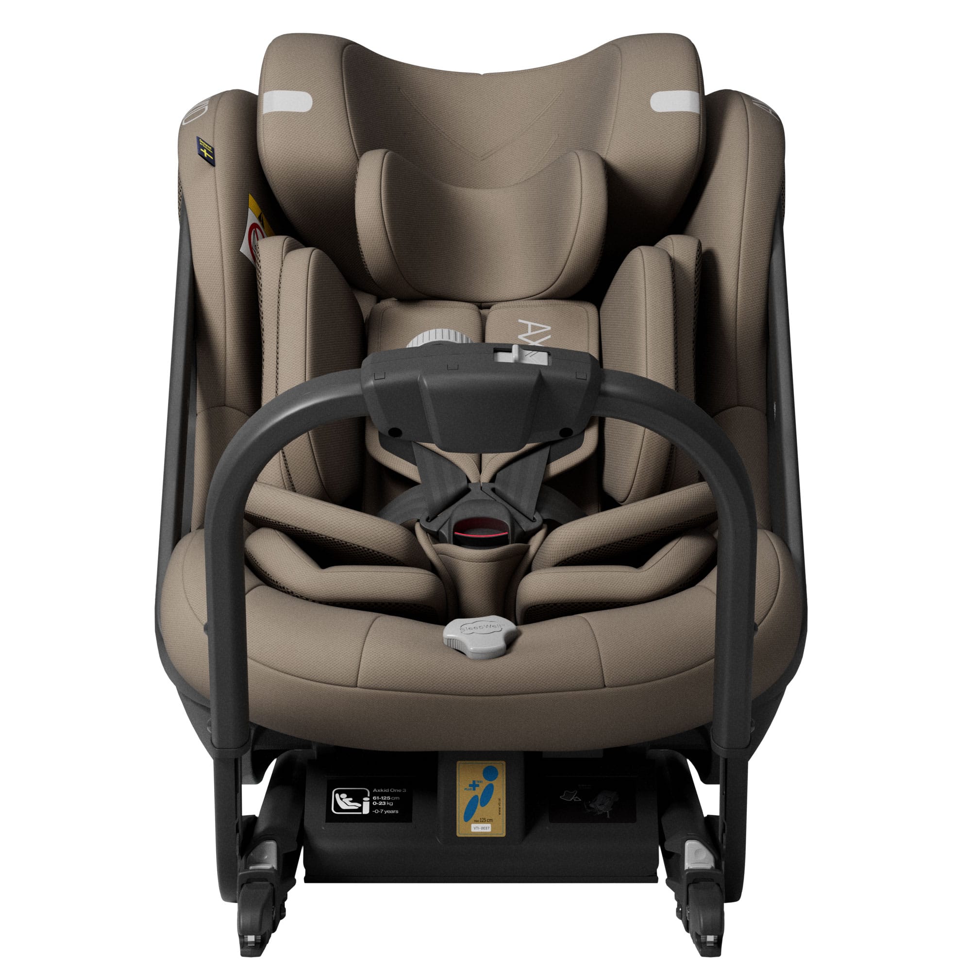 Axkid One 3+ in Driftwood Beige Toddler Car Seats 25120247-FSP 7350150974786