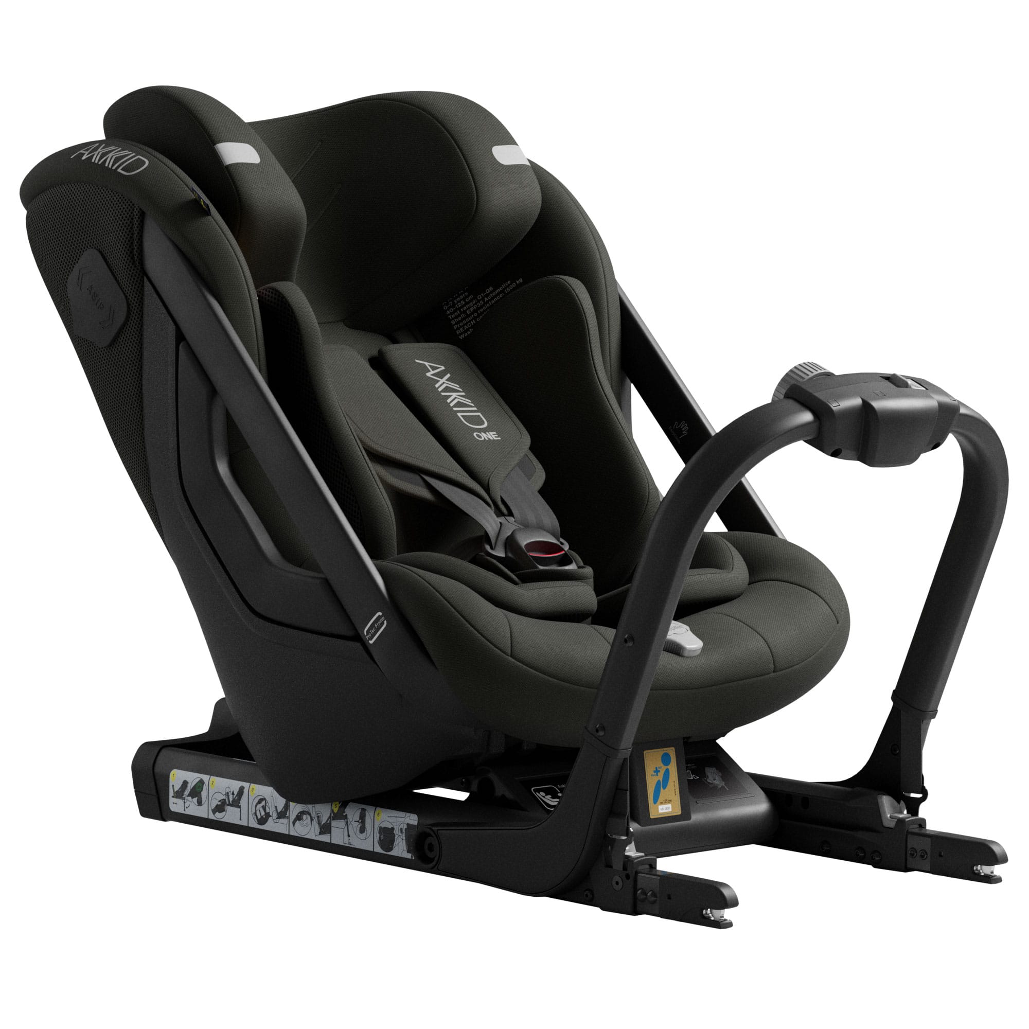 Axkid One 3+ in Forest Moss Green Toddler Car Seats 25120248-FSP 7350150974793