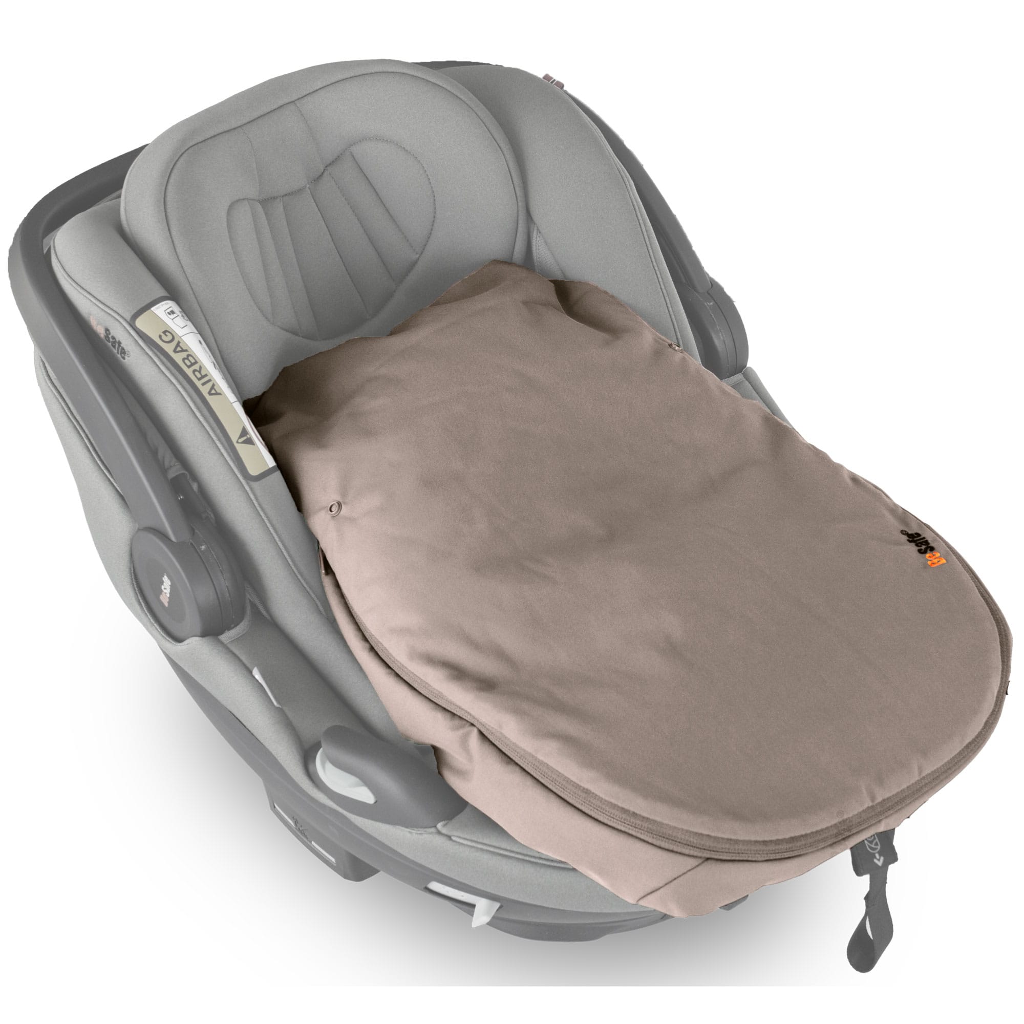 BeSafe Wind & Weather Cover in Dark Sand Car Seat Raincovers 11043220-SND 7072754026103