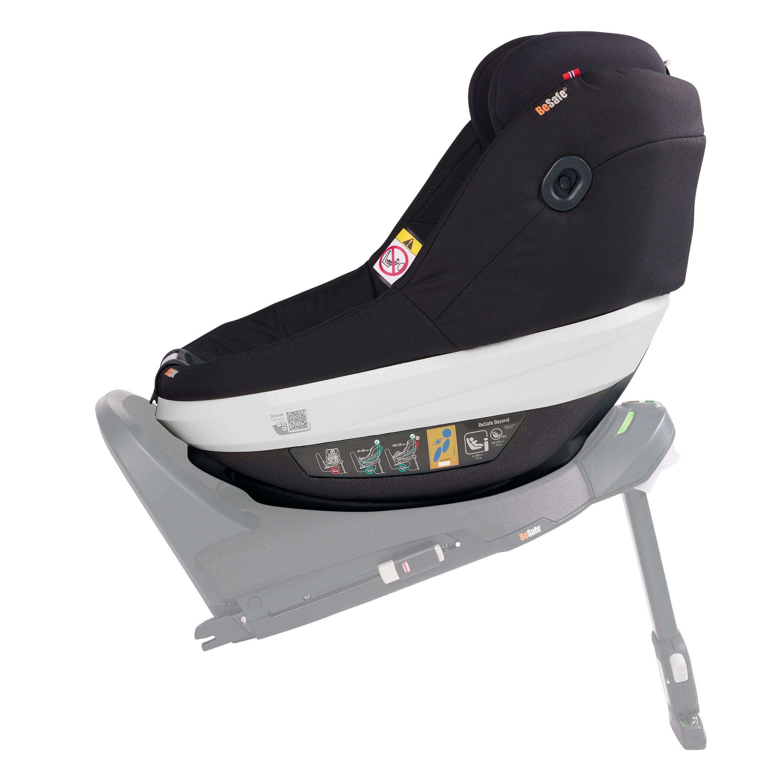 BeSafe Beyond Car Seat (Black Cab) Extended Rear Facing Car Seats 1036240-BlackCabF-Std 7072754020750