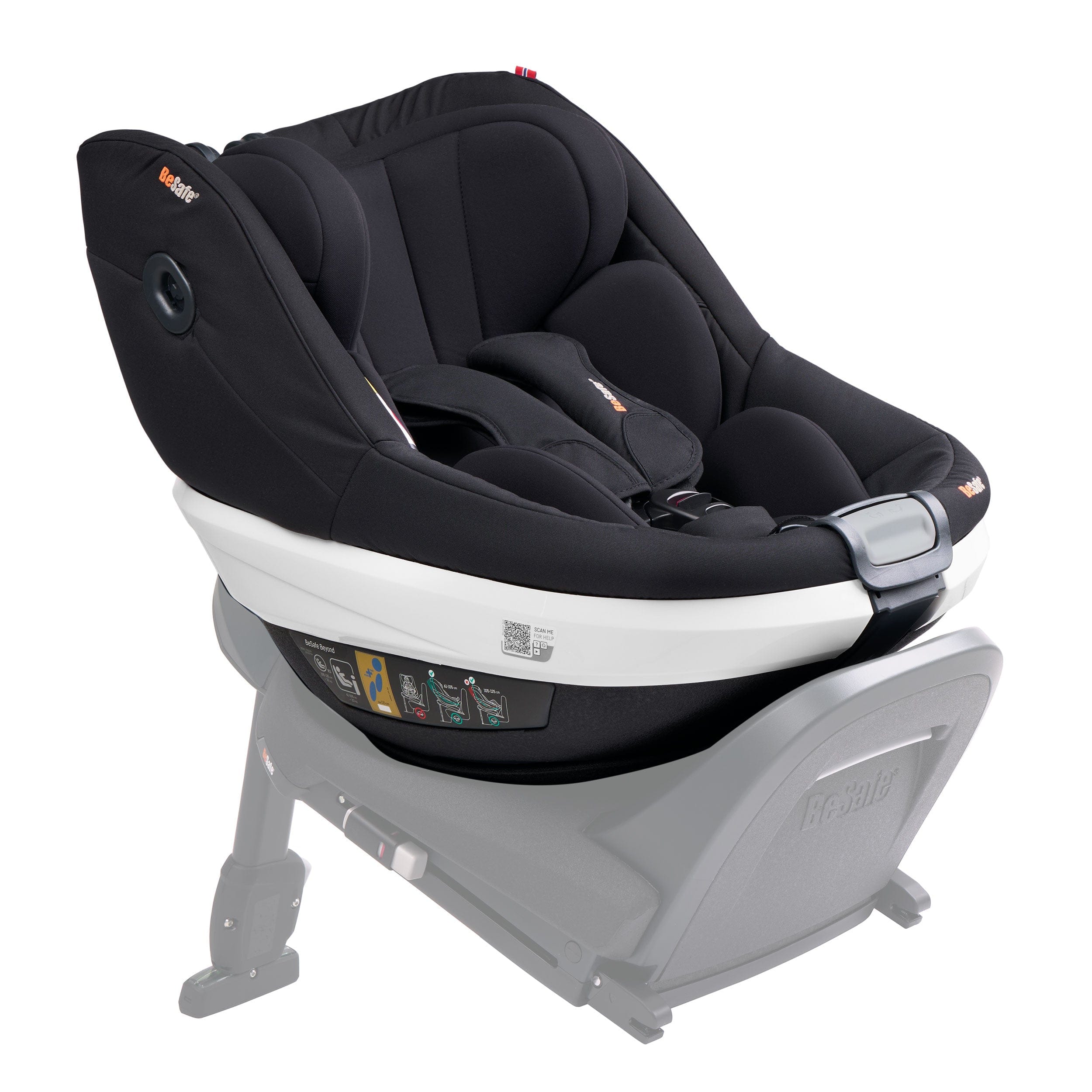 BeSafe Beyond Car Seat (Black Cab) Extended Rear Facing Car Seats 1036240-BlackCabF-Std 7072754020750