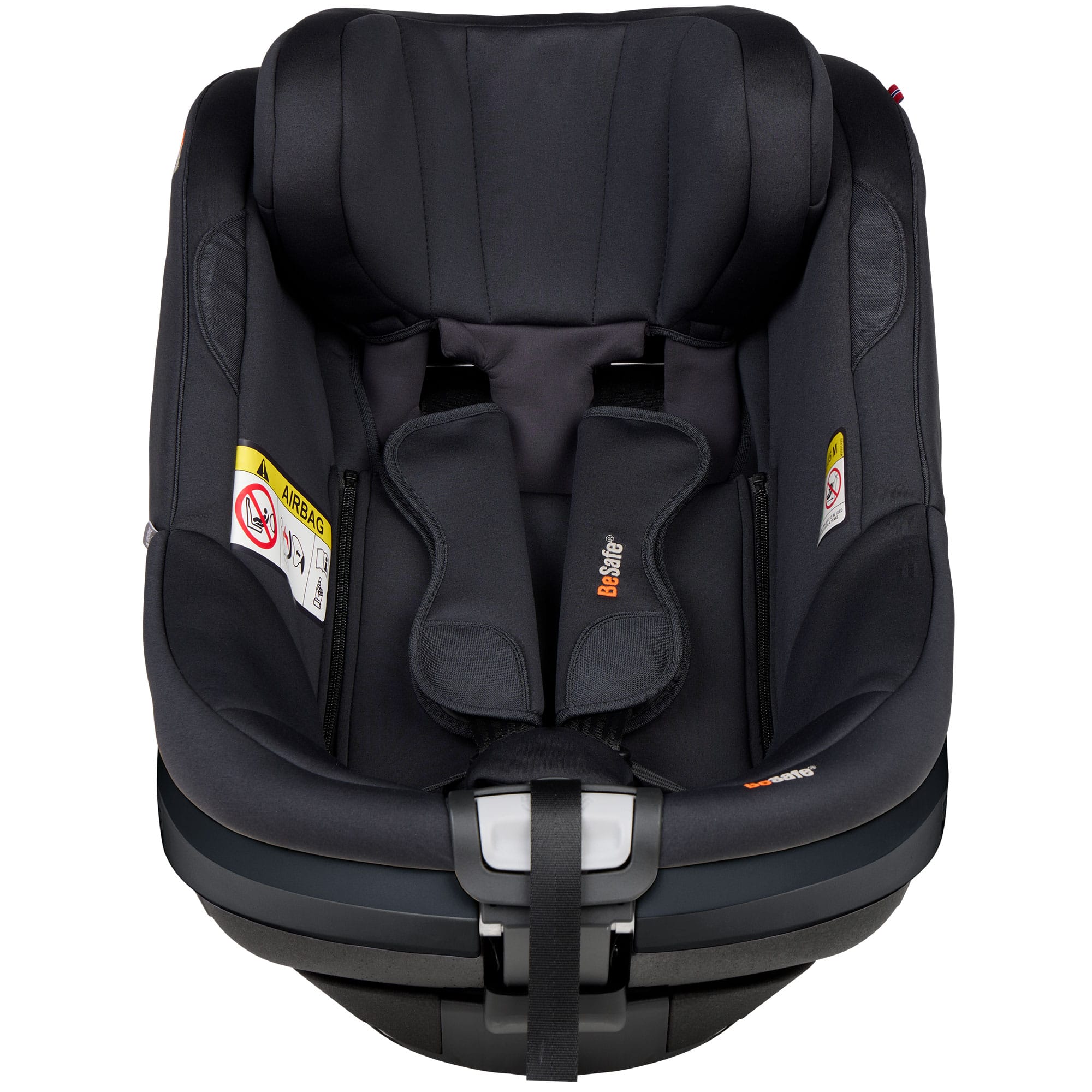 BeSafe Beyond 2 360 Car Seat & Base in Black Soft Breeze Toddler Car Seats