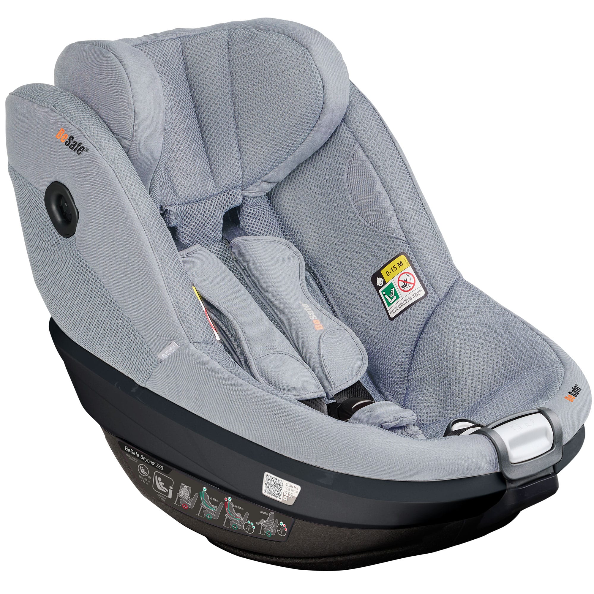 BeSafe Beyond 2 360 Car Seat & Base in Peak Mesh Toddler Car Seats 11045369-PeakMesh-Std 7072754026745