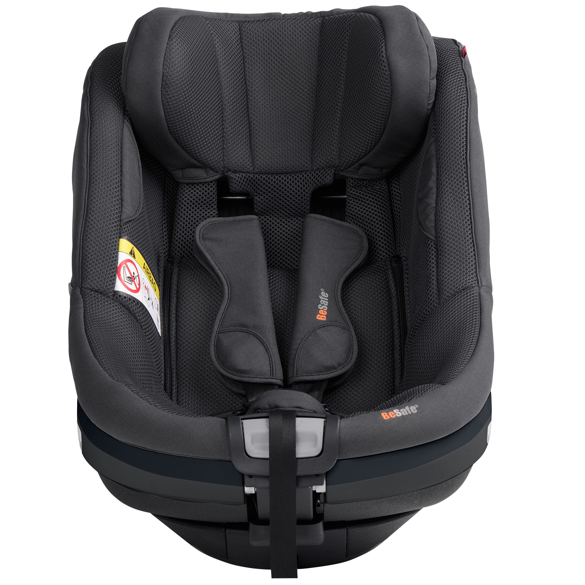 BeSafe Beyond 2 Rear Facing Car Seat in Anthracite Mesh Toddler Car Seats