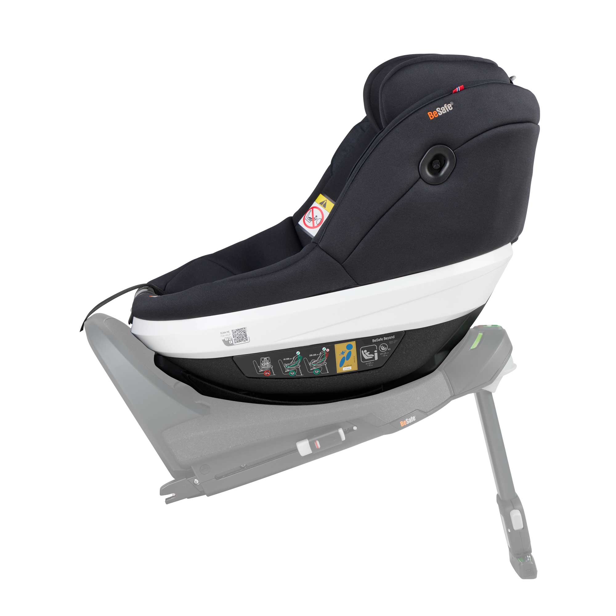 BeSafe Beyond 360 Car Seat in Black Soft Breeze Toddler Car Seats 11036247-BlackSoBr-Std 7072754023577