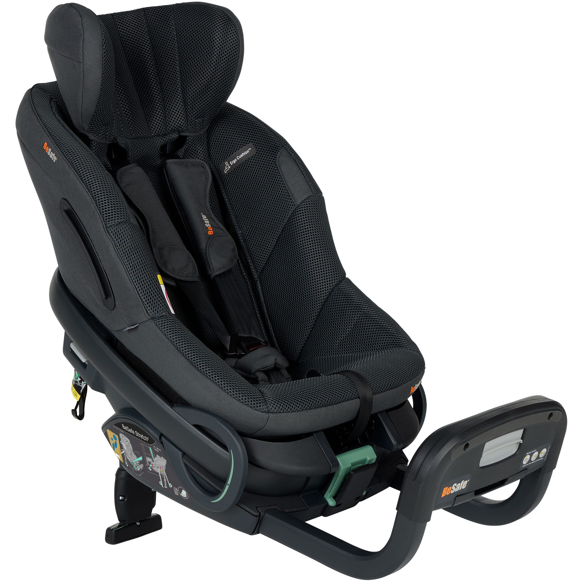 BeSafe Stretch 2 Car Seat in Anthracite Mesh Toddler Car Seats 11048209-AnthraMesh-Std 7072754028091