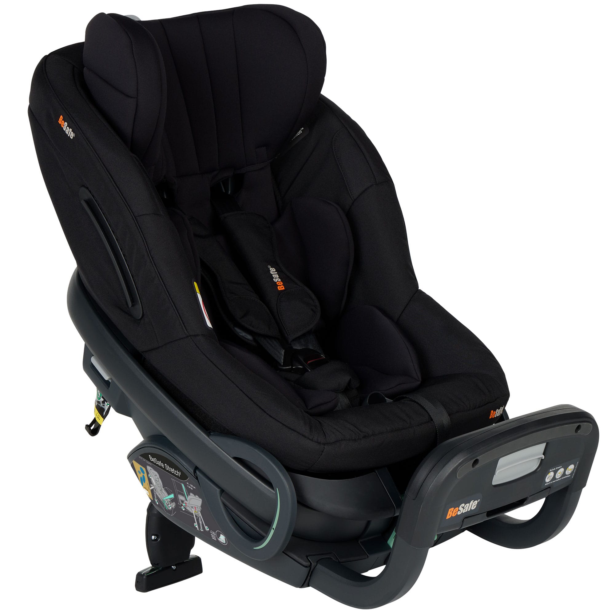 BeSafe Stretch 2 Car Seat in Black Cab Toddler Car Seats 11048209-BlackCabF-Std 7072754028107