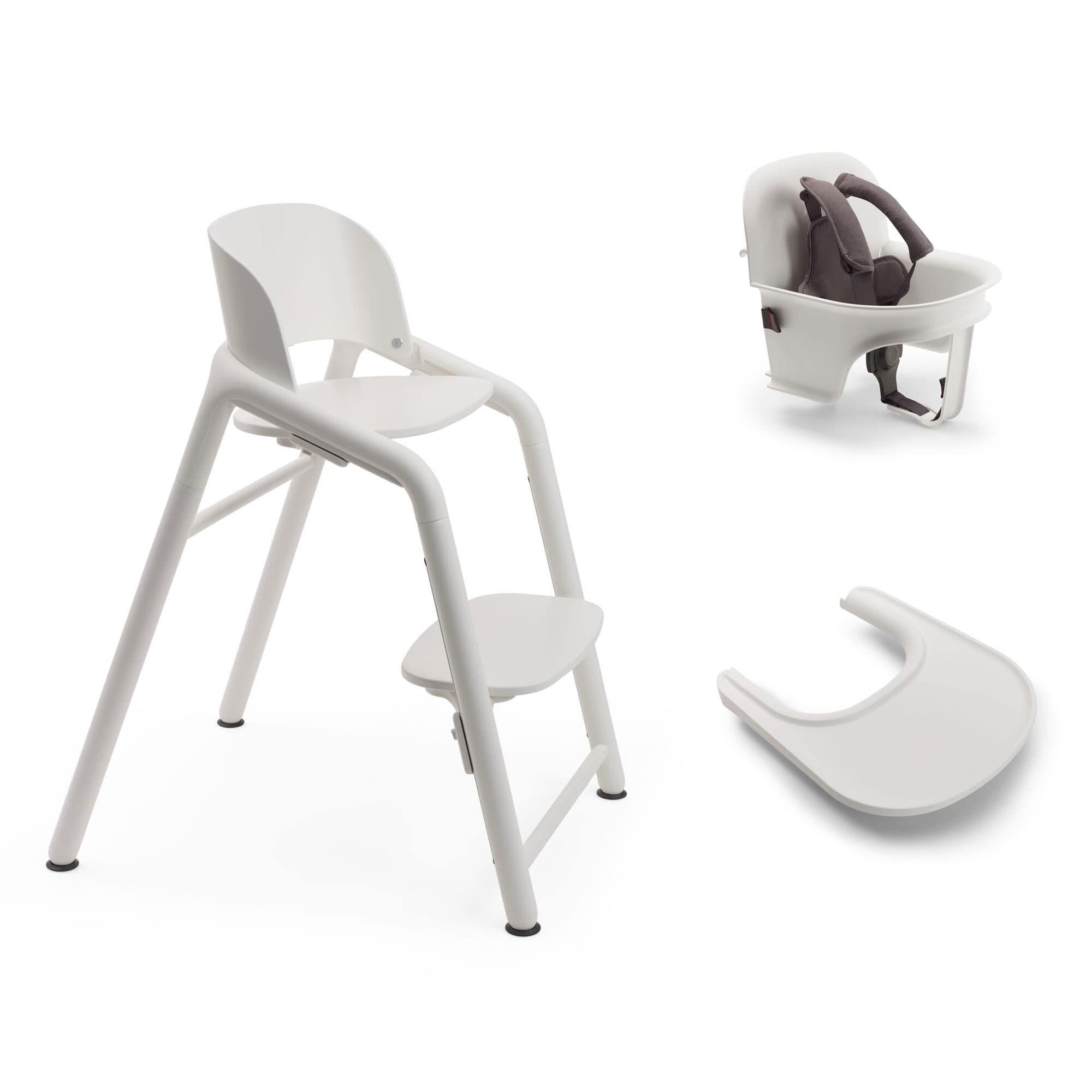 Bugaboo Giraffe Complete High Chair Bundle in White Baby Highchairs 20988-WHT 8717447323129