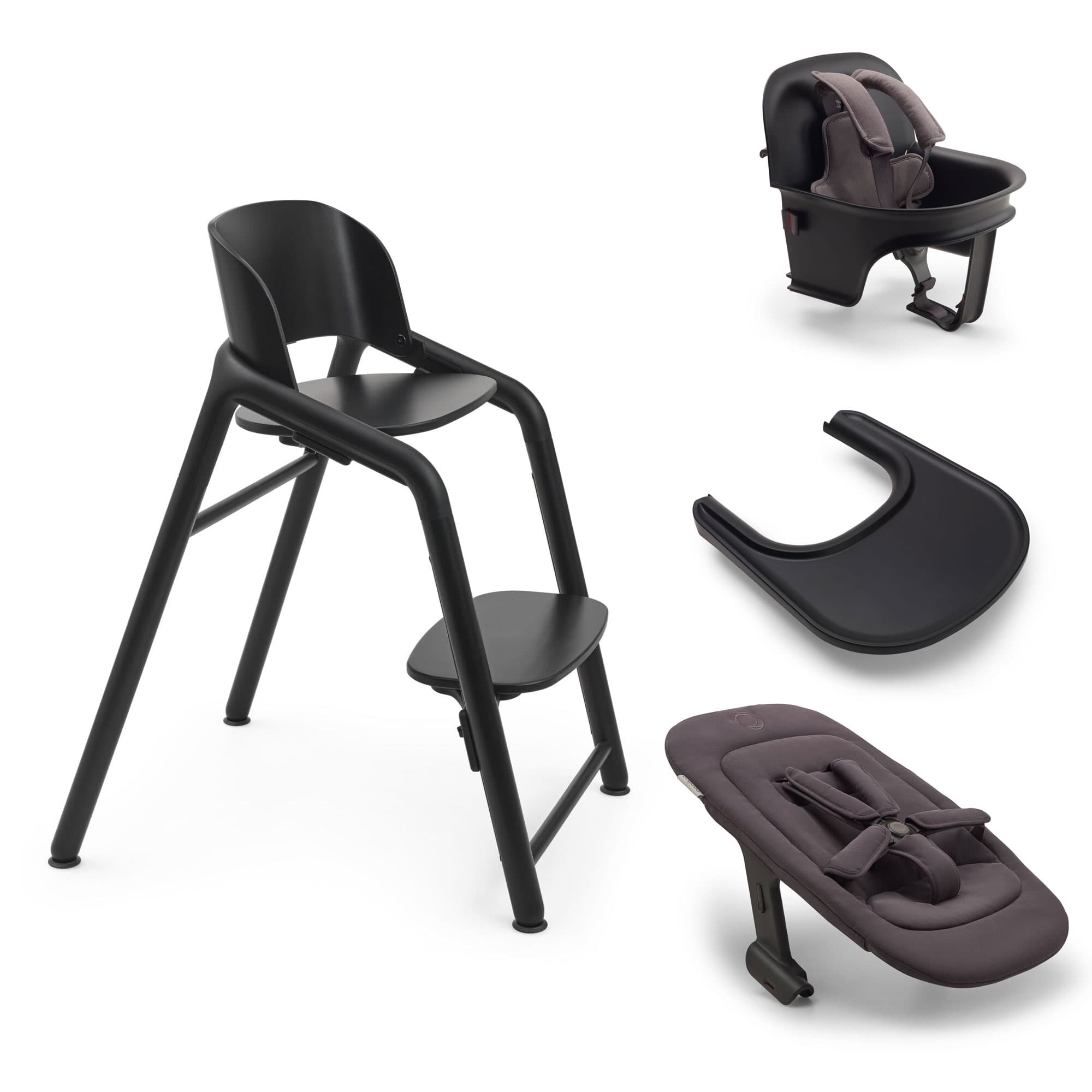 Bugaboo Giraffe Ultimate High Chair Bundle in Black Baby Highchairs 20997-BLK 8717447601944