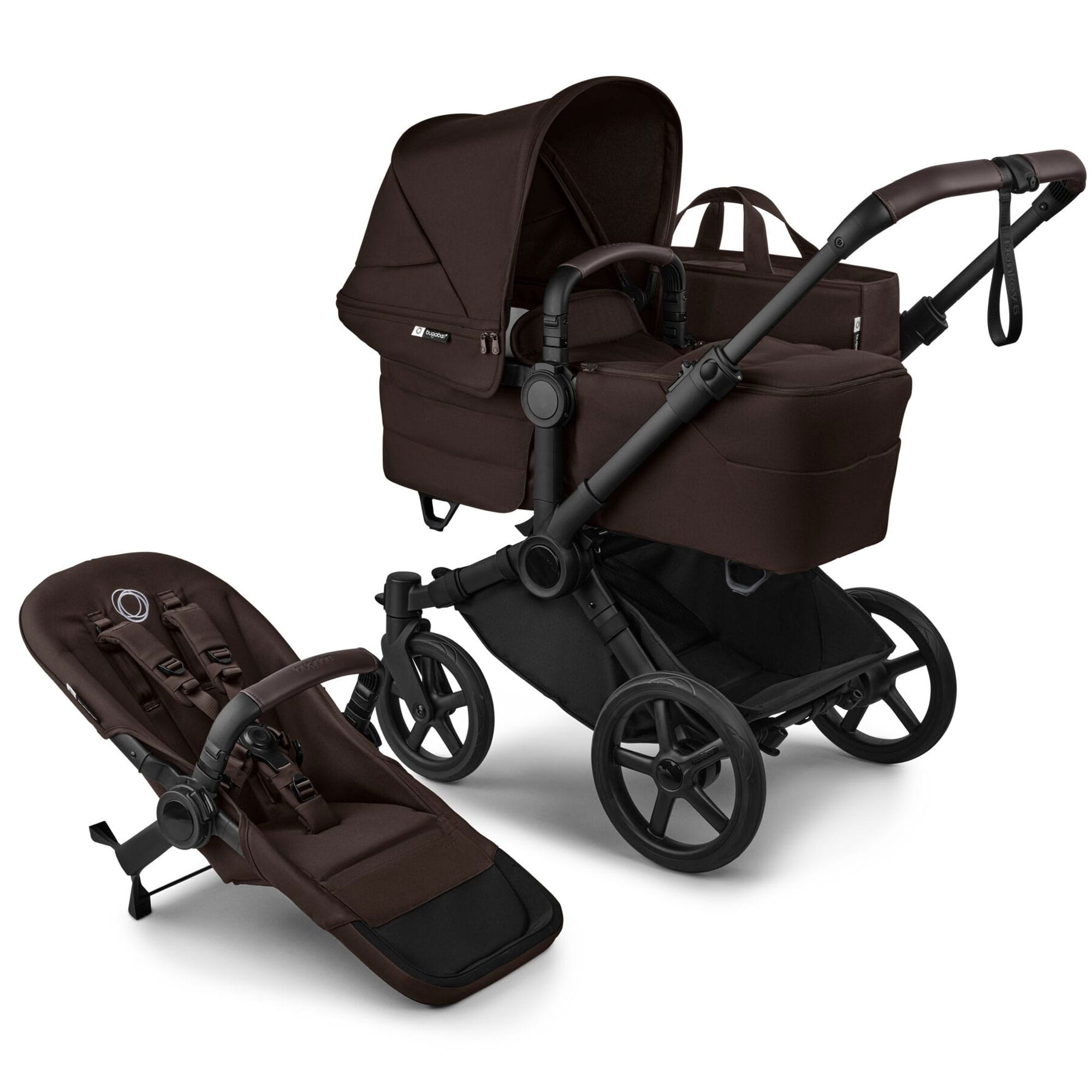 Bugaboo Donkey 6 Single Complete Pushchair in Cocoa Brown Baby Prams 100370020 8717447361534