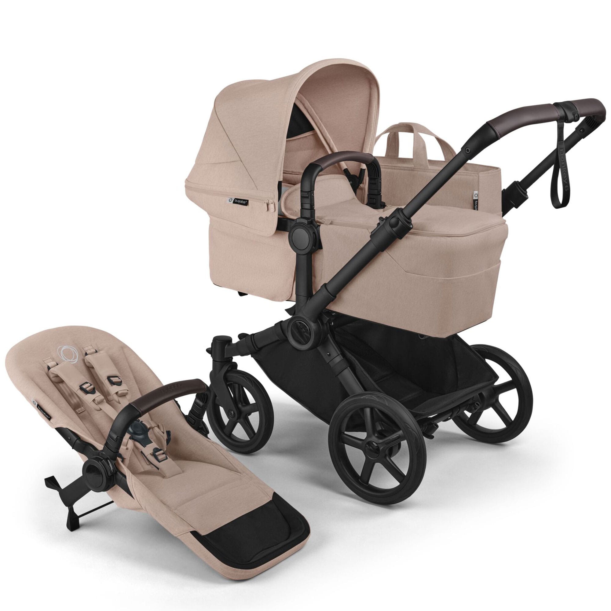 Bugaboo Donkey 6 Single Complete Pushchair in Desert Taupe Baby Prams 100370018 8717447385752