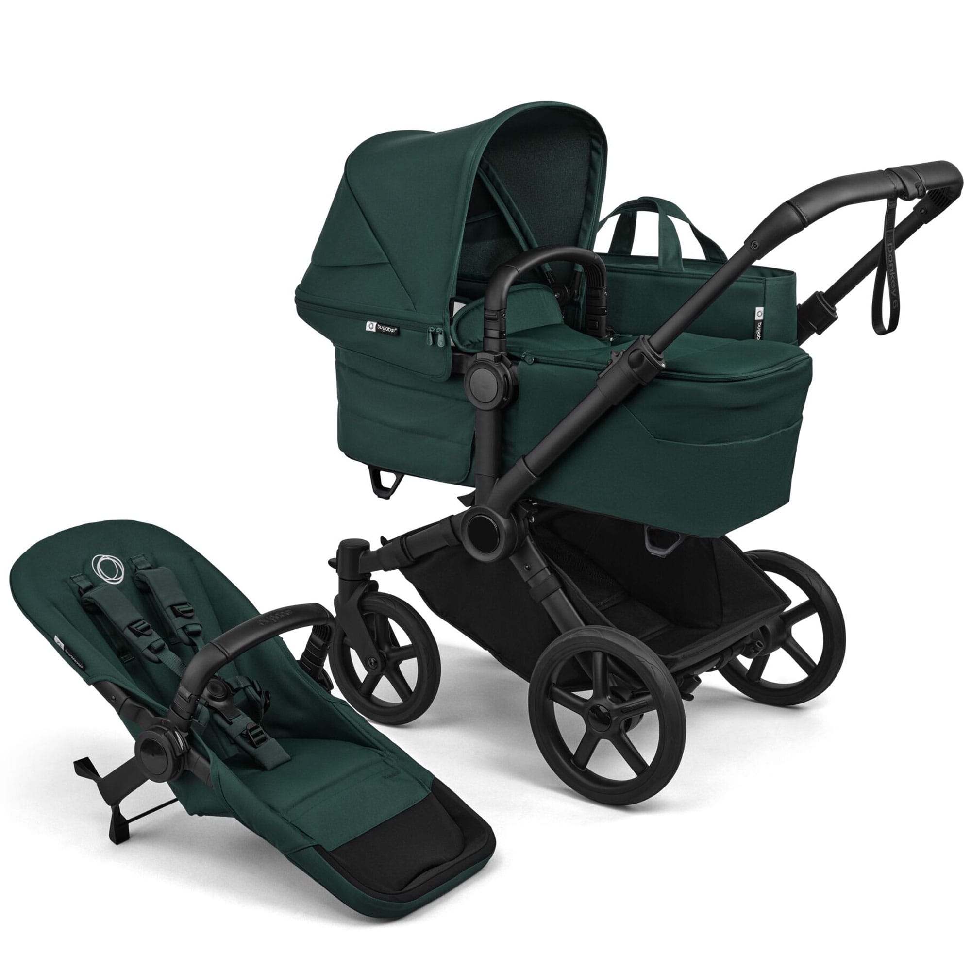 Bugaboo Donkey 6 Single Complete Pushchair in Fern Green Baby Prams 100370019 8717447483151