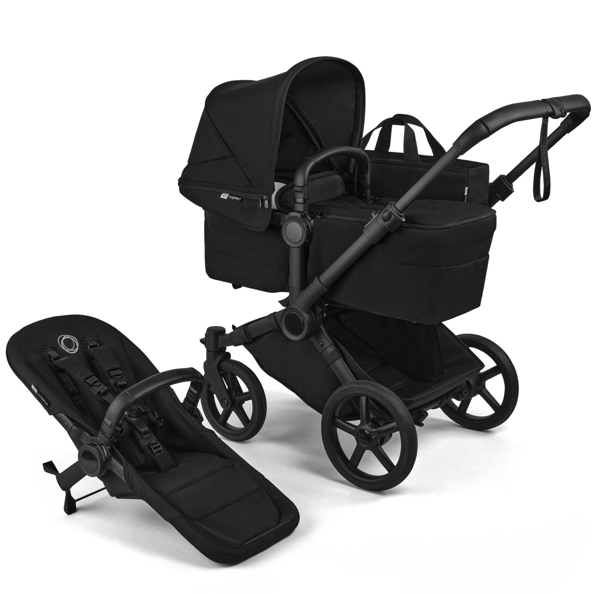 Bugaboo Donkey 6 Single Complete Pushchair in Heritage Black Baby Prams 100370015 8717447404170