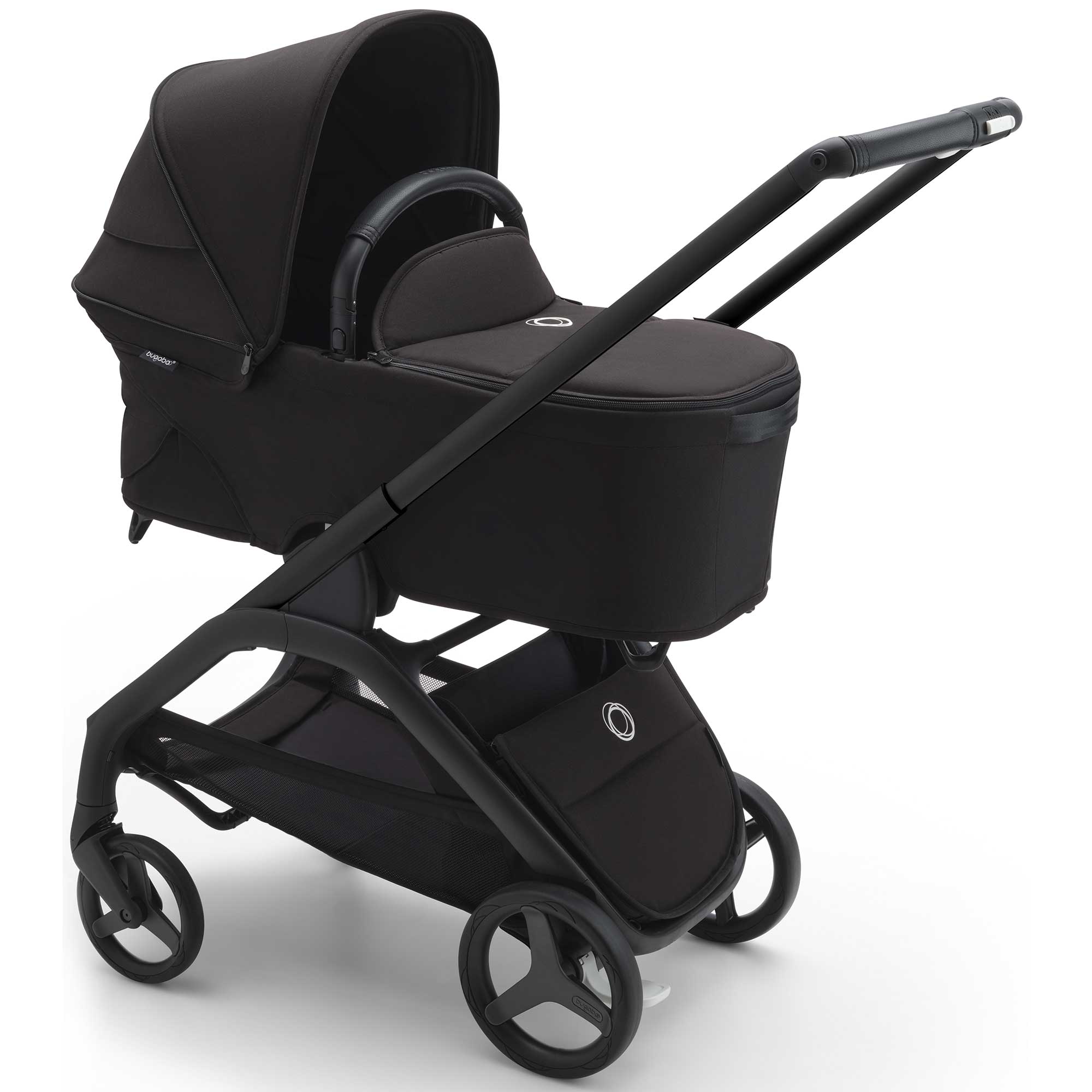 Bugaboo Dragonfly Complete Pram - Black/Midnight Black Baby Prams 13803-BLK-MID-BLK 8717447448044