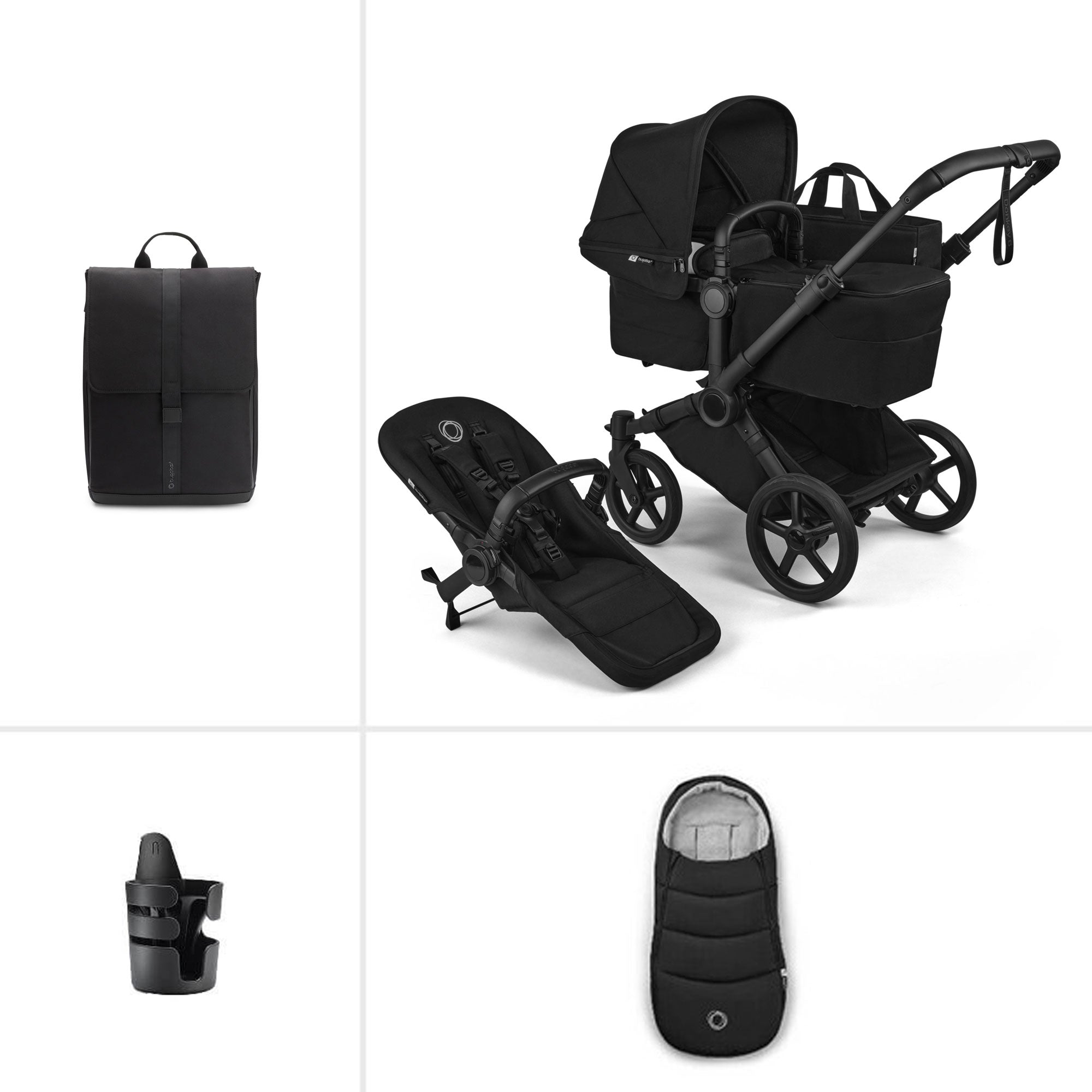 Bugaboo Donkey 6 Single Essential Bundle in Heritage Black