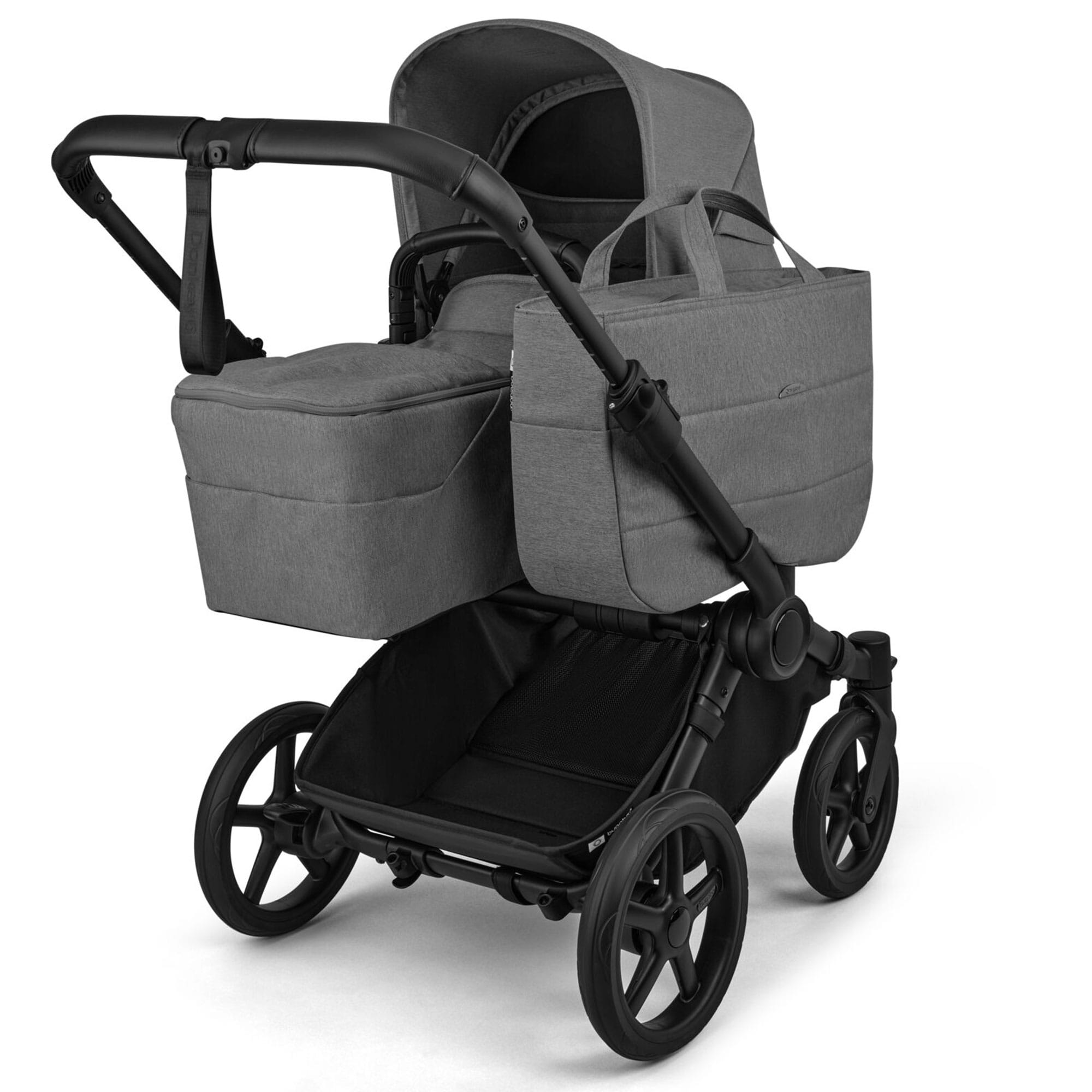 Bugaboo Donkey 6 Single Ultimate Newborn Bundle in Moon Grey Travel Systems 21660-MOO-GRY 8717447499251