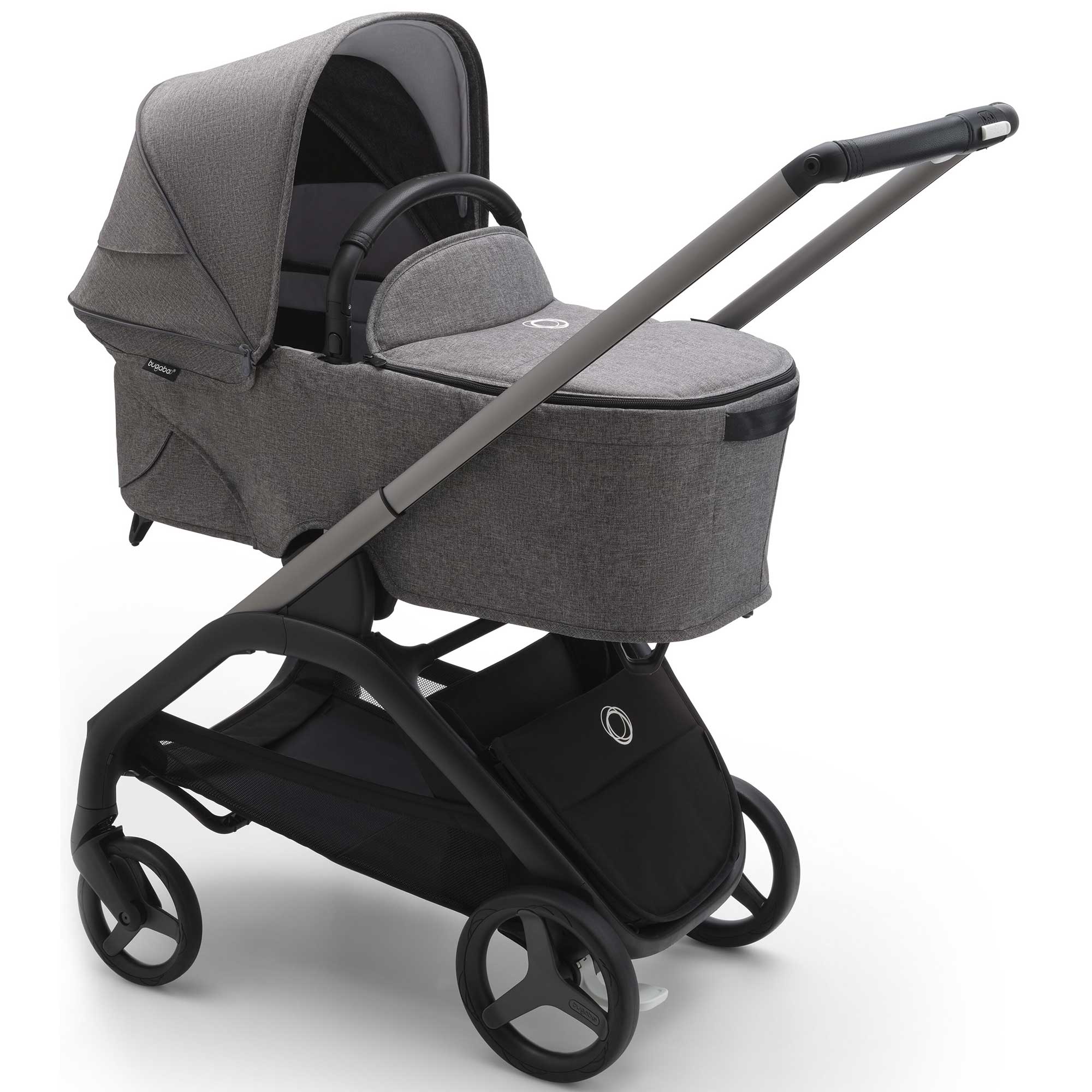 Bugaboo Dragonfly Pebble 360 Pro Travel System - Graphite/Grey Melange Travel Systems 13815-GRA-GRE-MEL 8717447189534