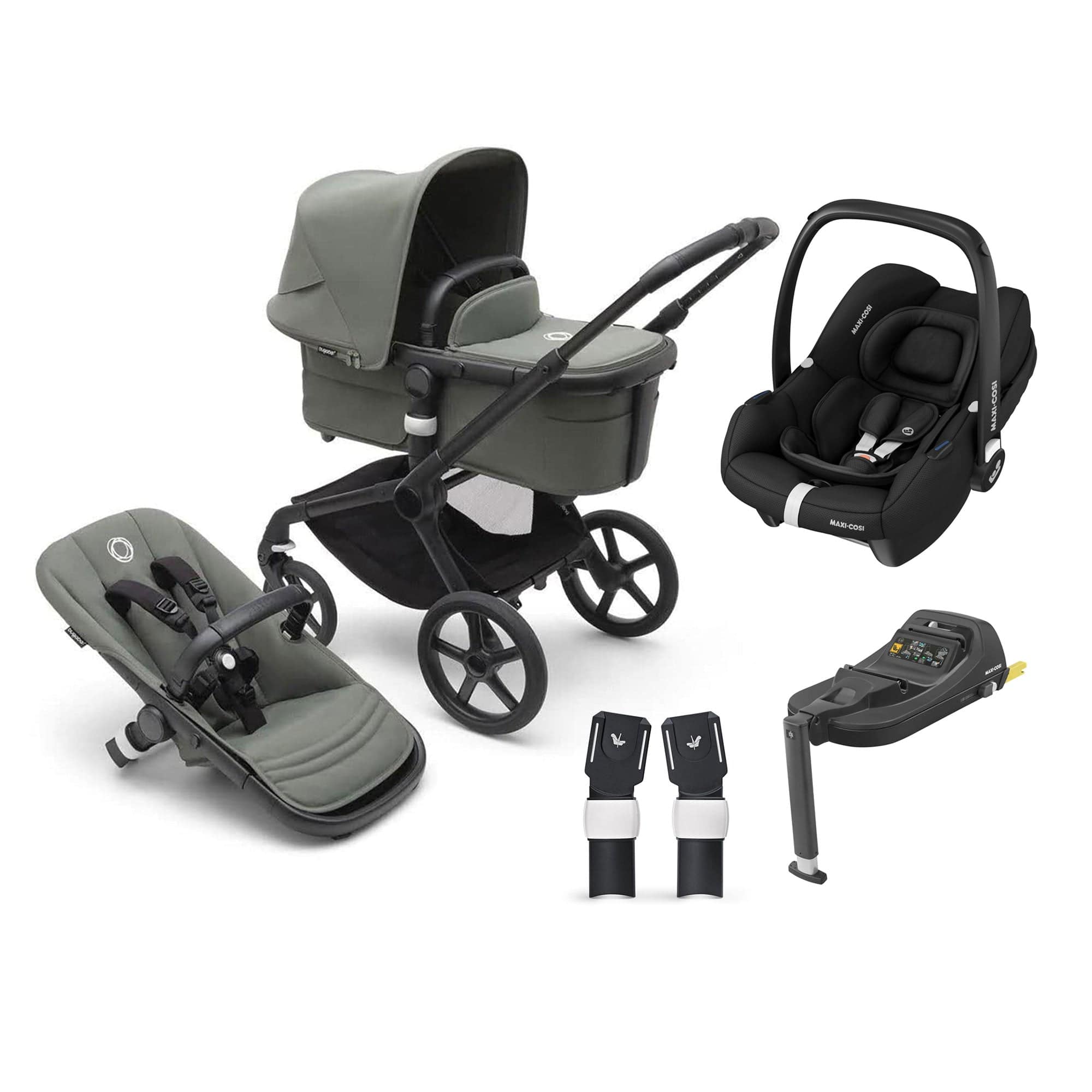 Bugaboo Fox 5 Maxi-Cosi Travel System - Forest Green Travel Systems