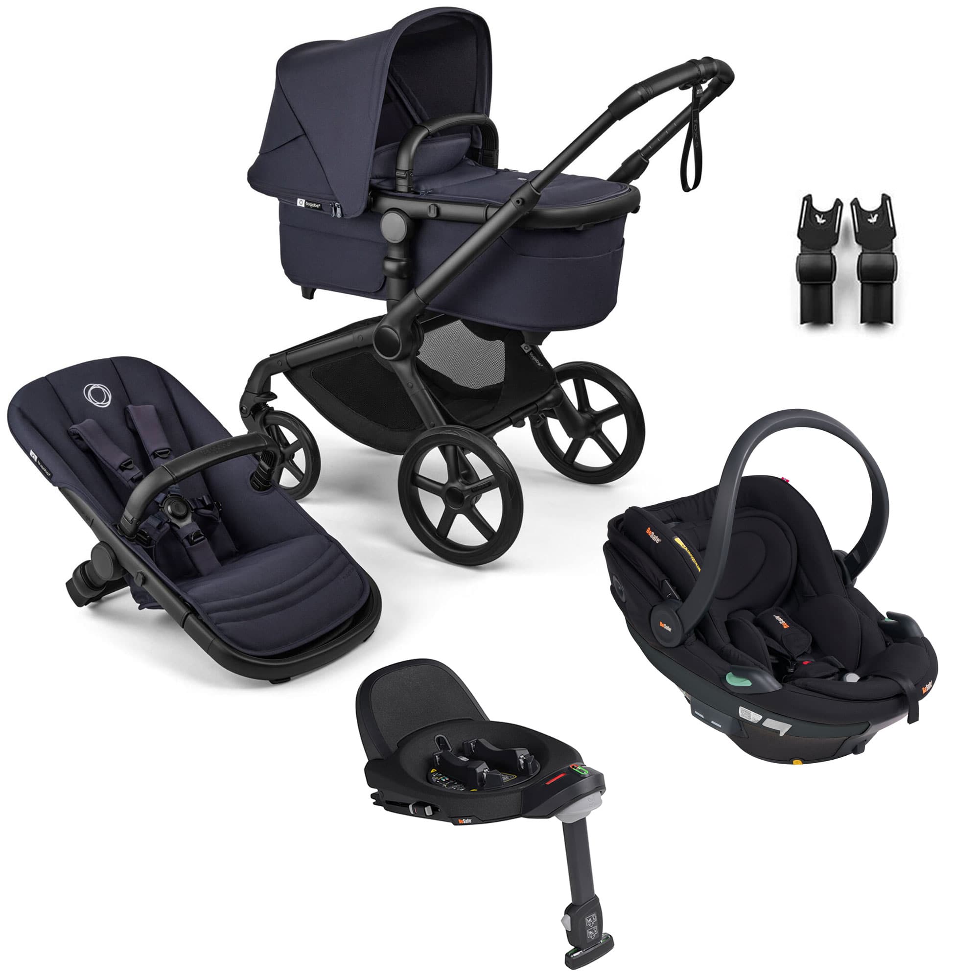 Bugaboo Fox 5 Renew BeSafe Travel System in Deep Indigo Travel Systems 18866-TS-BEY-IND 8717447288718