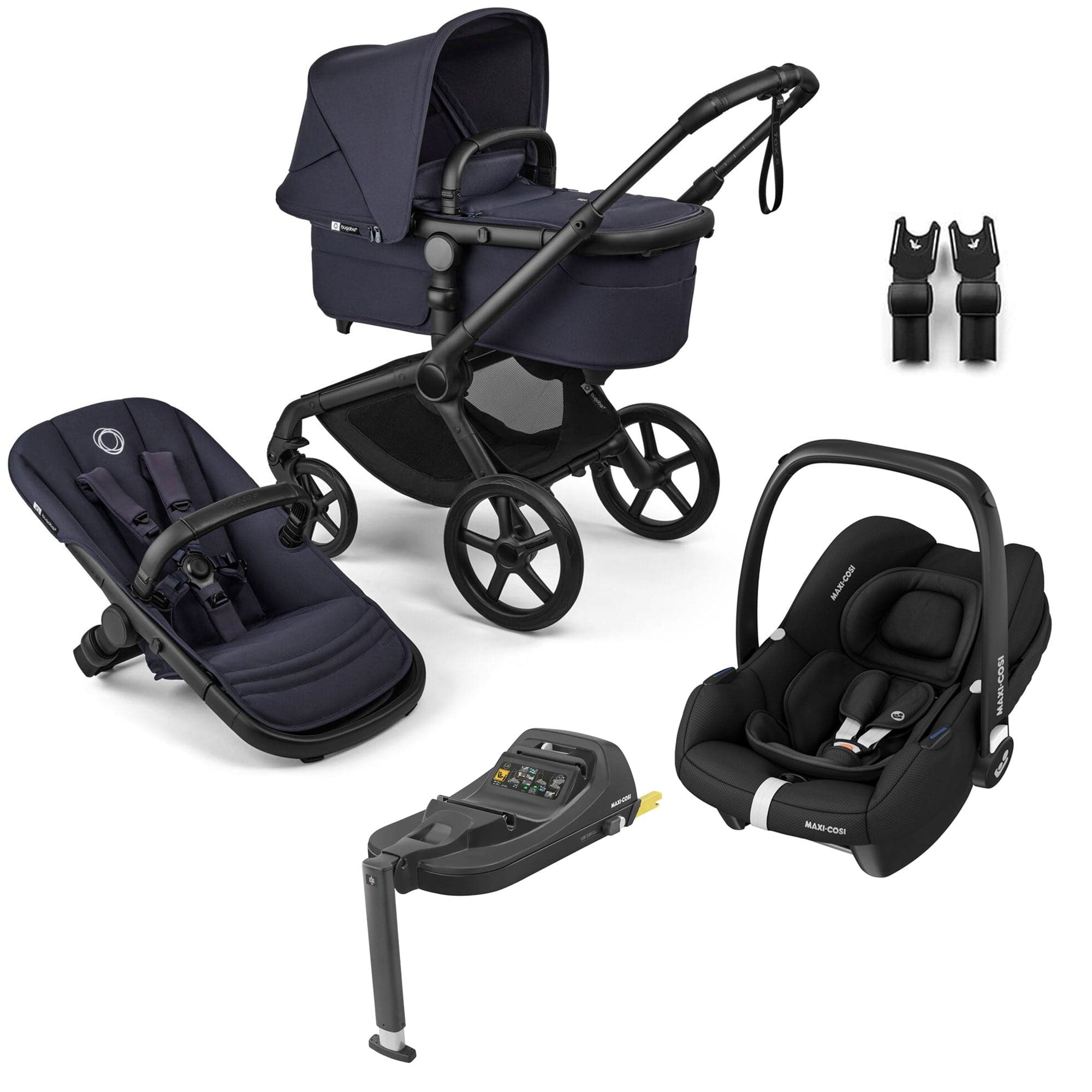 Bugaboo Fox 5 Renew Maxi-Cosi Travel System in Deep Indigo Travel Systems 18845-TS-CAB-IND 8717447288718