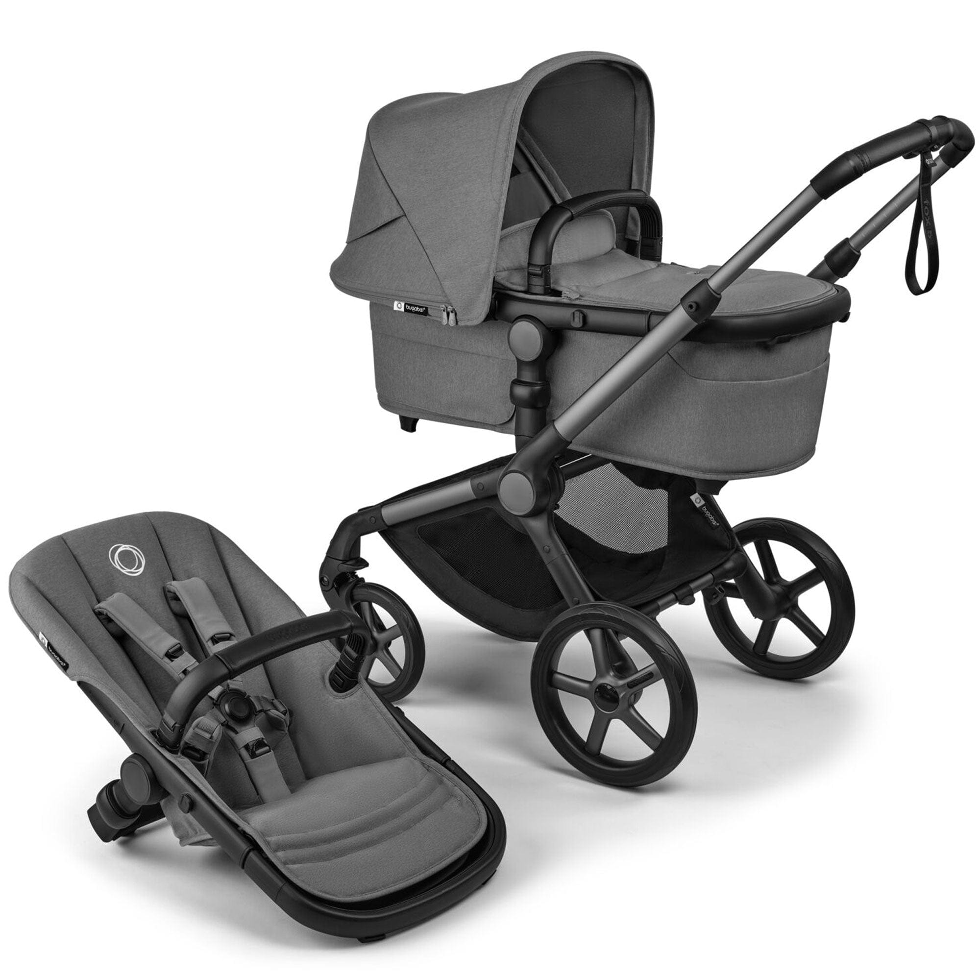 Bugaboo Fox 5 Renew Maxi-Cosi Travel System in Moon Grey Travel Systems
