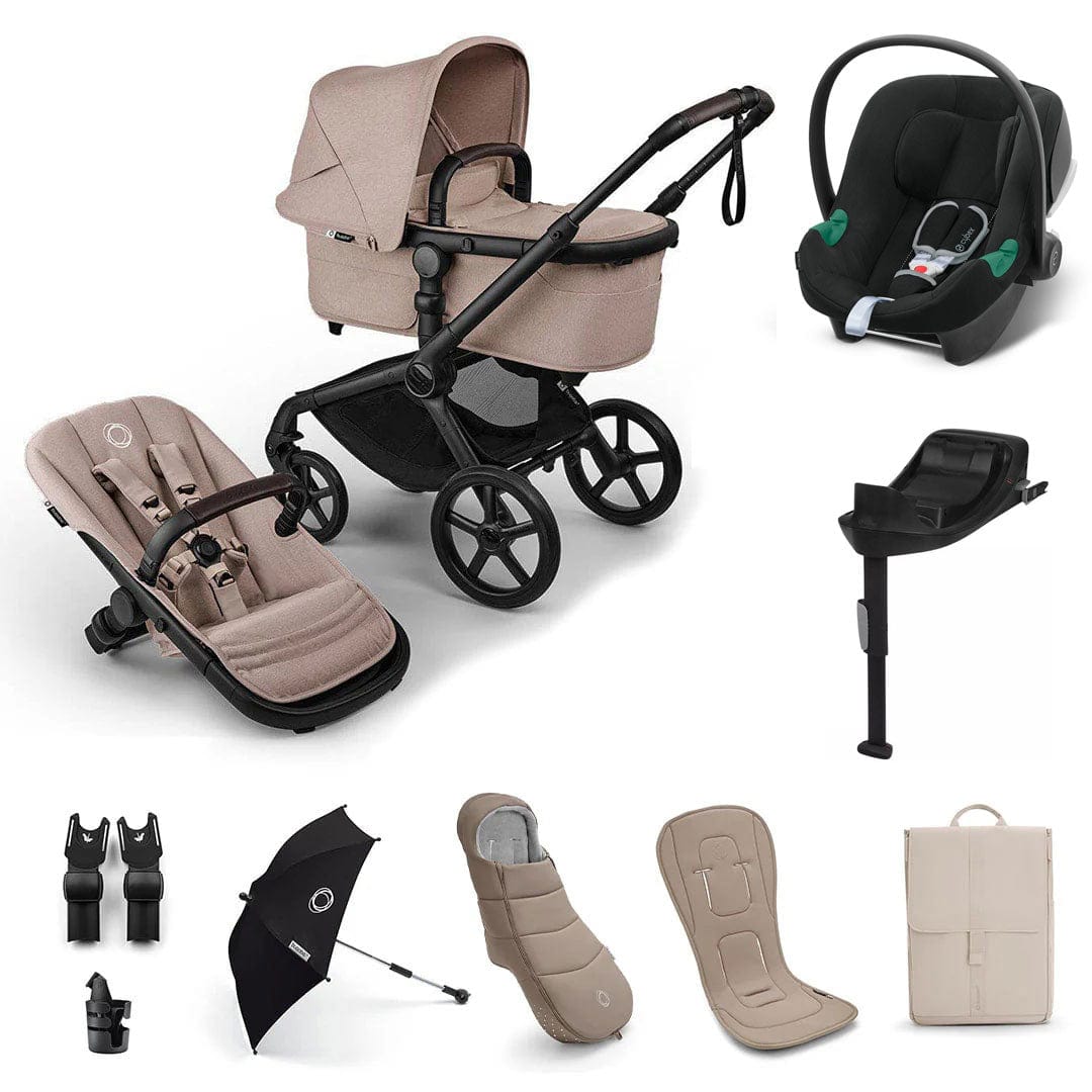Bugaboo Fox 5 Renew Ultimate Cybex Bundle in Desert Taupe Travel Systems 18819-ULT-ATO-TAU 8717447269588