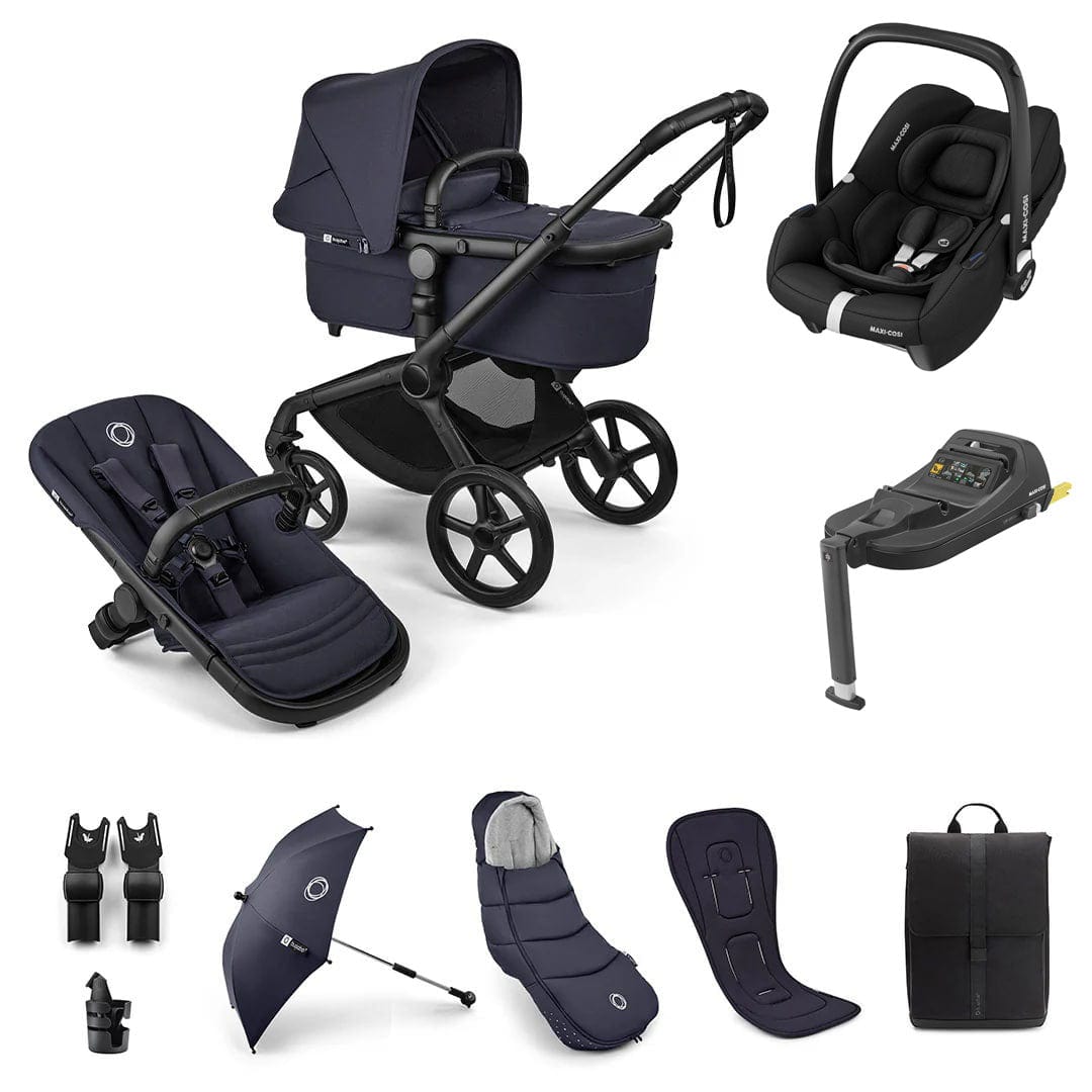 Bugaboo Fox 5 Renew Ultimate Maxi-Cosi Bundle in Deep Indigo Travel Systems 18809-ULT-CAB-IND 8717447288718