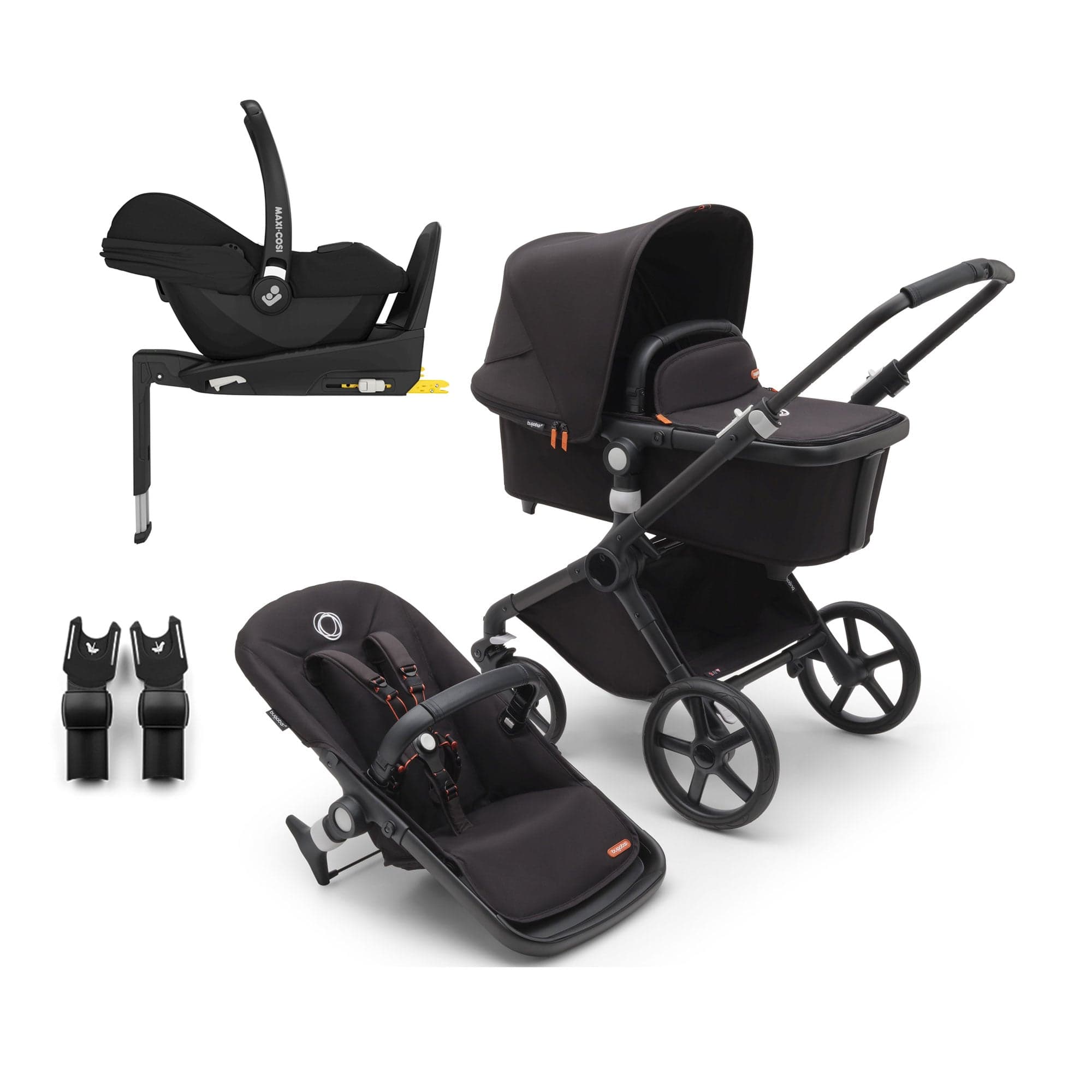Bugaboo Fox Cub Maxi-Cosi Travel System in Black/Midnight Black Travel Systems 19971-FXCB-CAB 8717447435648